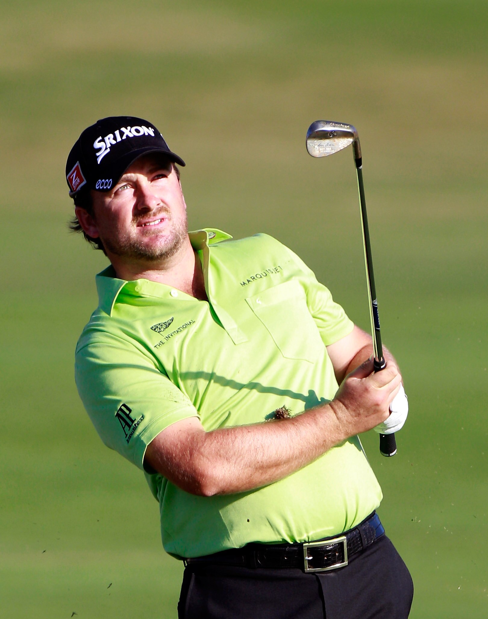 KAPALUA, HI - JANUARY 09:  Graeme McDowell of Northern Ireland watches an attempt for eagle on the18th hole during the final round of the Hyundai Tournament of Champions at the Plantation course on January 9, 2011 in Kapalua, Hawaii.  (Photo by Sam Greenw