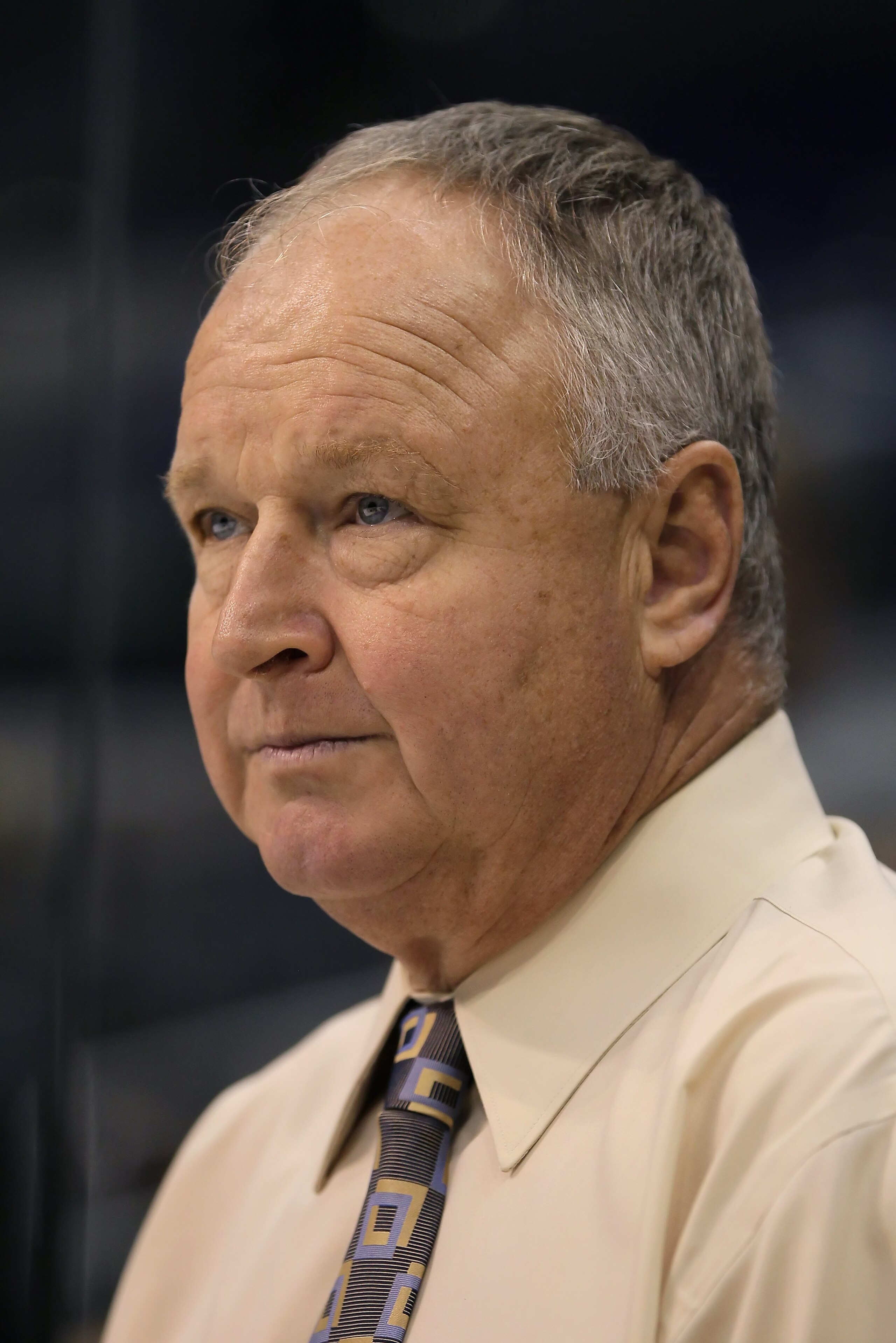 LOS ANGELES, CA - SEPTEMBER 28:  Anaheim Ducks head coach Randy Carlyle looks on prior to the start of the game against the Los Angeles Kings at Staples Center on September 28, 2010 in Los Angeles, California.  (Photo by Jeff Gross/Getty Images)