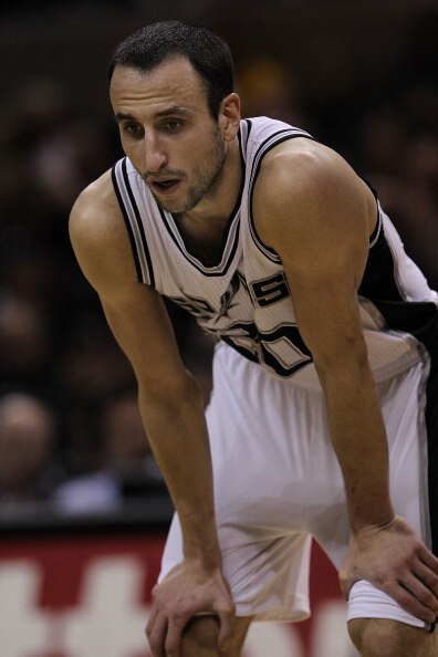 SAN ANTONIO, TX - DECEMBER 28:  Guard Manu Ginobili #20 of the San Antonio Spurs during play against the Los Angeles Lakers at AT&T Center on December 28, 2010 in San Antonio, Texas.  NOTE TO USER: User expressly acknowledges and agrees that, by downloadi