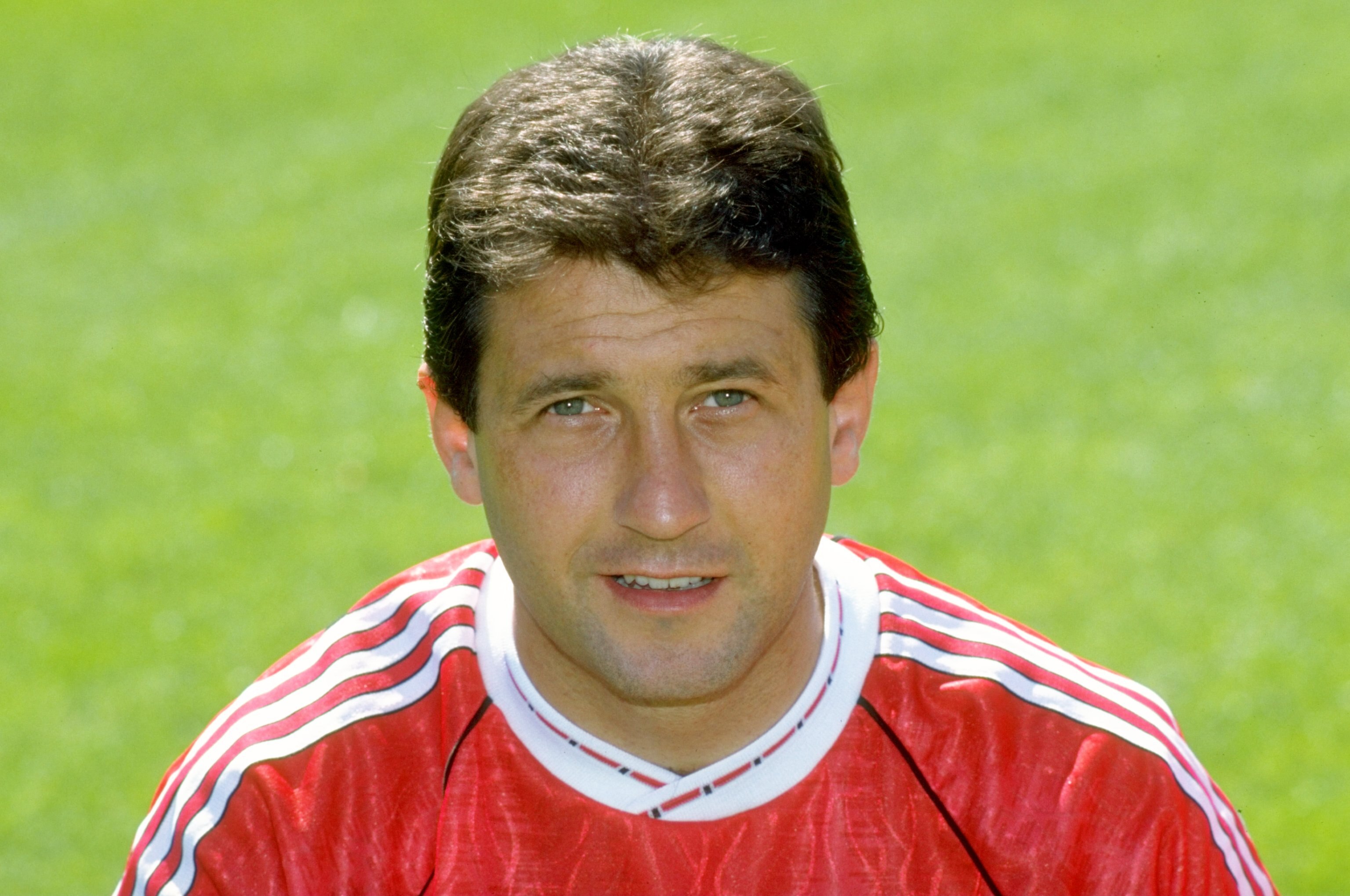 1990/91:  Portrait of Ralph Milne of Manchester United. \ Mandatory Credit: Ben  Radford/Allsport