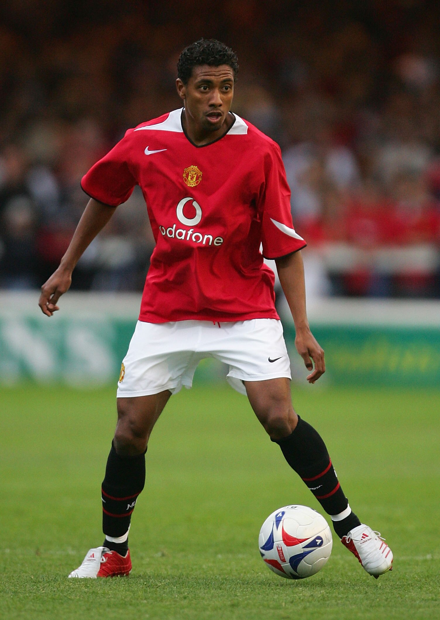 PETERBOROUGH, ENGLAND - JULY 19:  Kleberson of Manchester United during the Pre Season Friendly match between Peterborough United and Manchester United at London Road on July 19, 2005 in Peterborough, England.  (Photo by Laurence Griffiths/Getty Images)