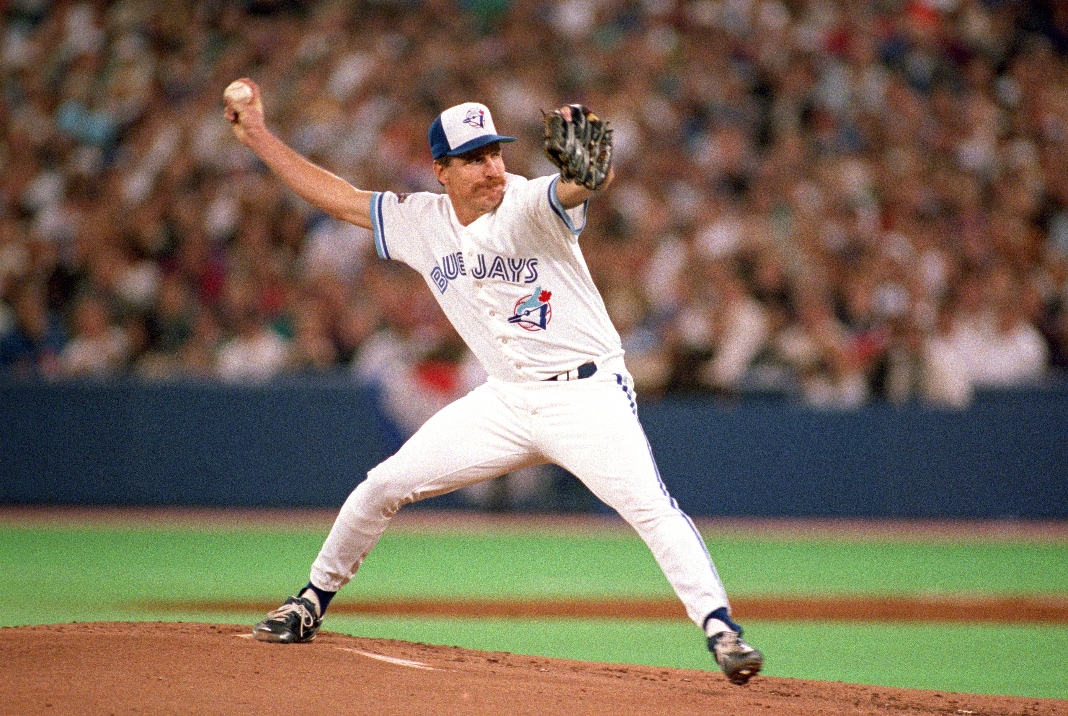 TORONTO - OCTOBER 22:  Pitcher Jack Morris #47 of the Toronto Blue Jays on the mound during game 5 of the World Series against the Atlanta Braves on October 22, 1992 at the Skydome in Toronto, Canada. (Photo by Rick Stewart/Getty Images)