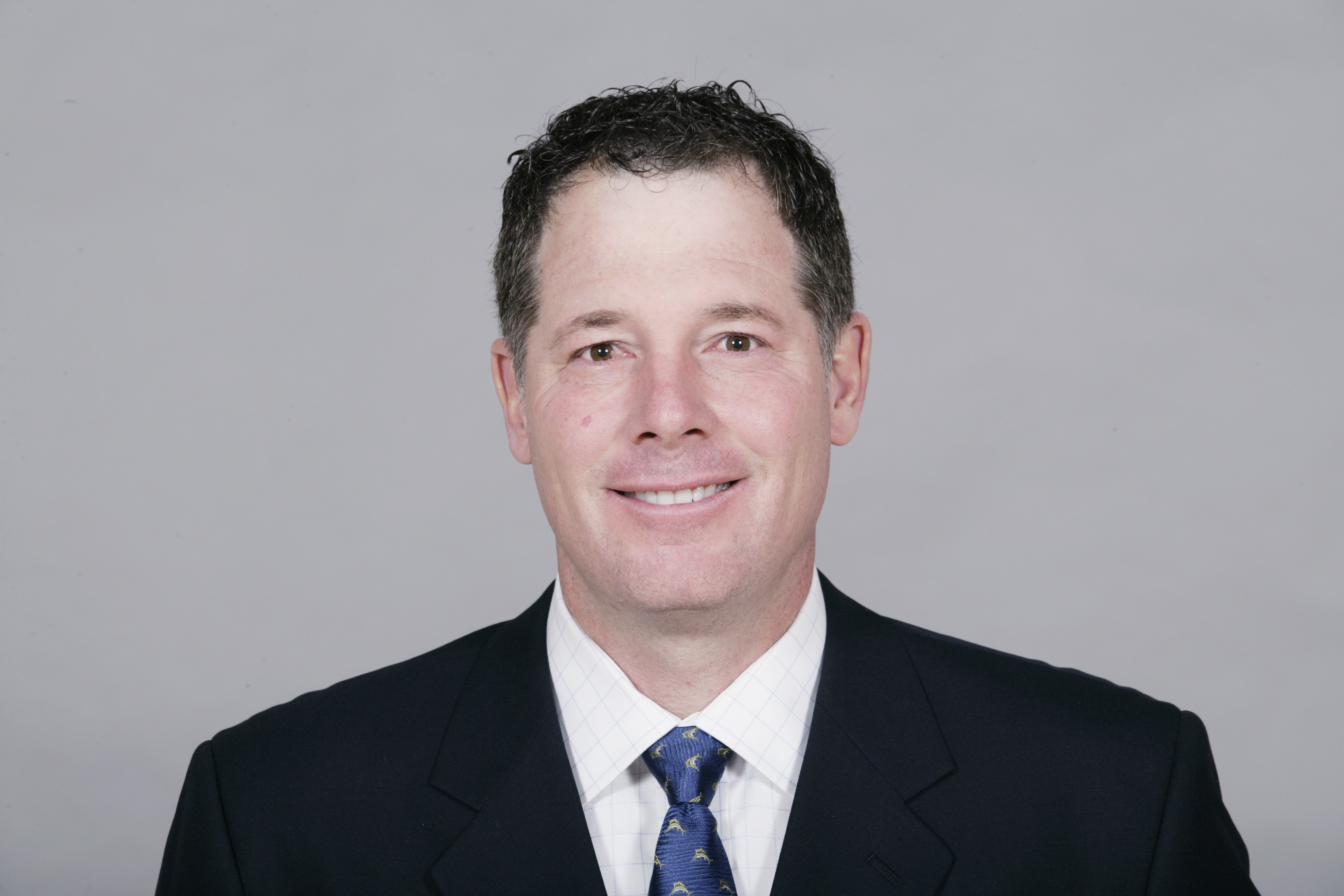ST. LOUIS - 2009:  Pat Shurmur of the St. Louis Rams poses for his 2009 NFL headshot at photo day in St. Louis, Missouri.  (Photo by NFL Photos)