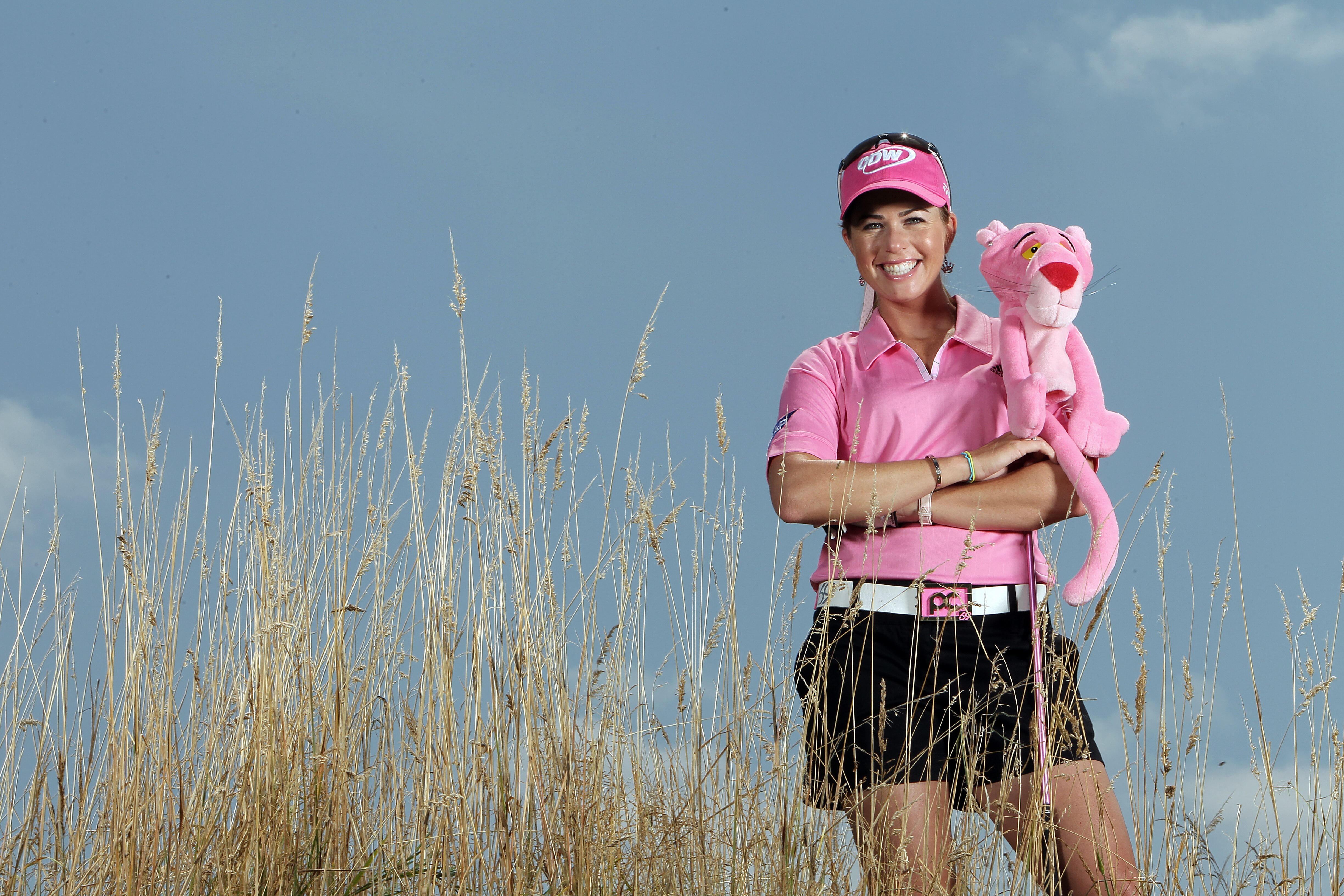 NORTH PLAINS, OR - AUGUST 18: Paula Creamer poses for a portrait before the Safeway Classic at Pumpkin Ridge Golf Club on August 18, 2010 in North Plains, Oregon. (Photo by Jonathan Ferrey/Getty Images)