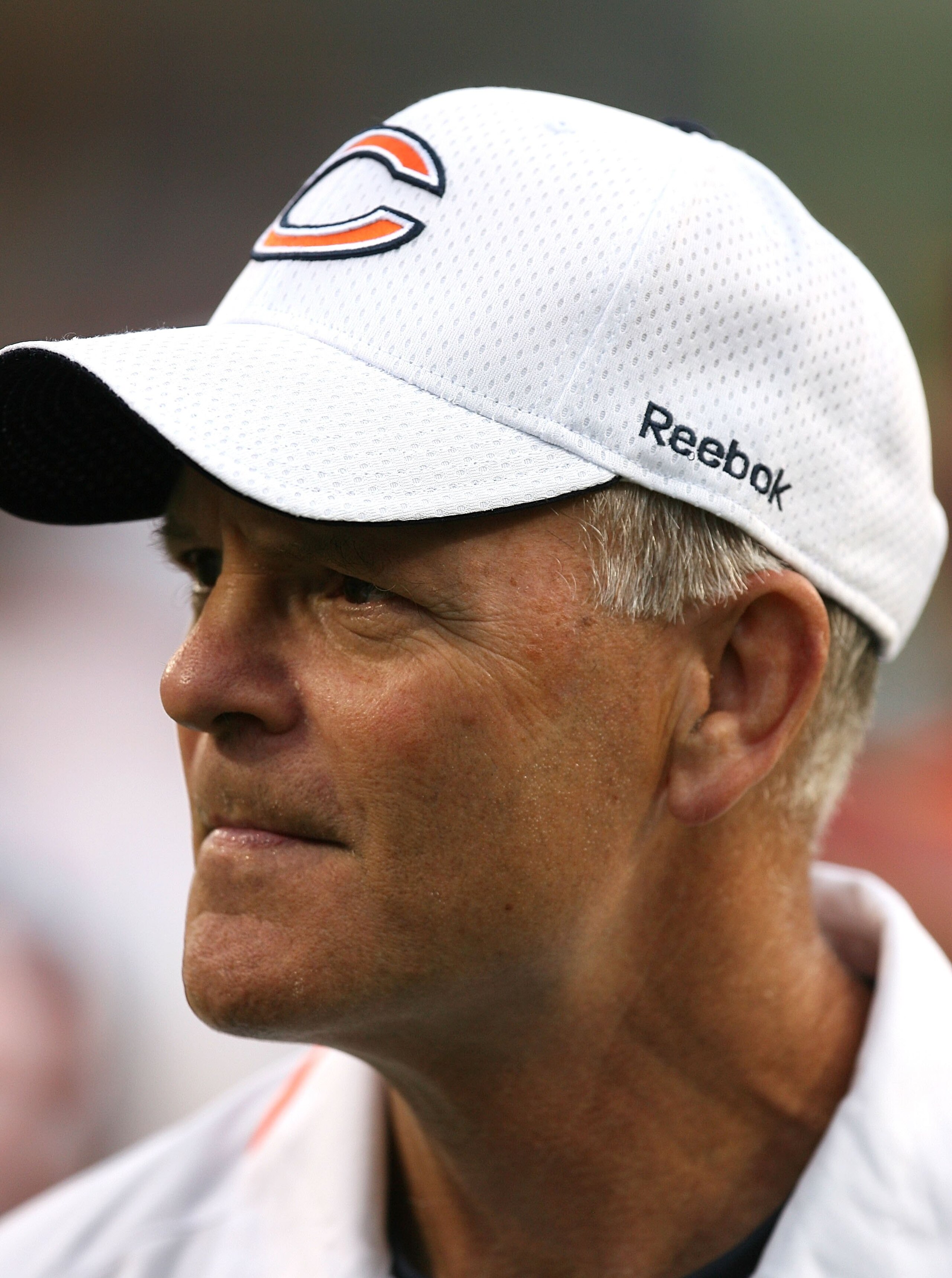 CHICAGO - AUGUST 22: Defensive line coach/assistant head coach Rod Marinelli of the Chicago Bears watches his players during warm-ups before a pre-season game against the New York Giants on August 22, 2009 at Soldier Field in Chicago, Illinois. The Bears