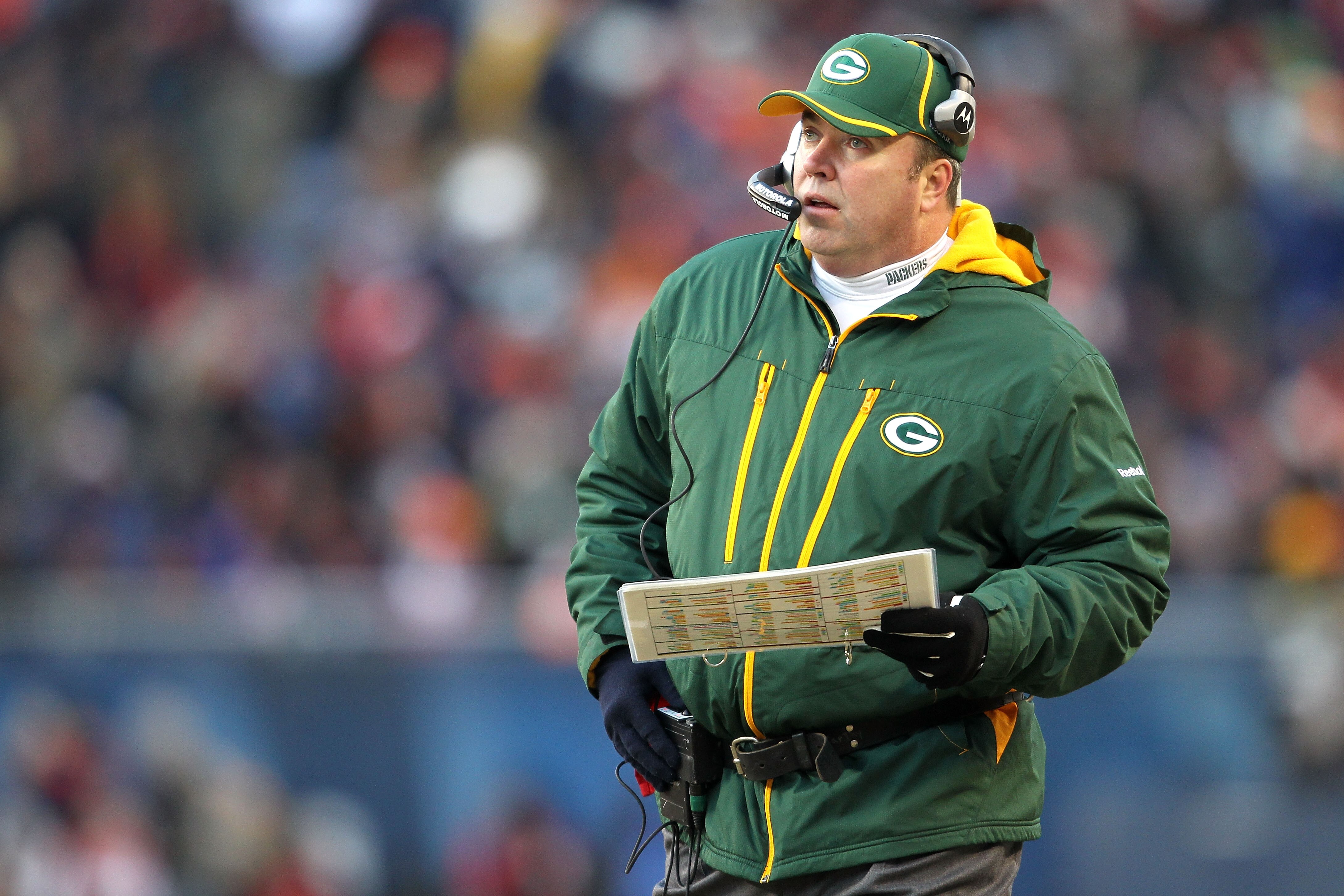 CHICAGO, IL - JANUARY 23:  Head coach Mike McCarthy of the Green Bay Packers looks on in the second half against the Chicago Bears in the NFC Championship Game at Soldier Field on January 23, 2011 in Chicago, Illinois.  (Photo by Andy Lyons/Getty Images)