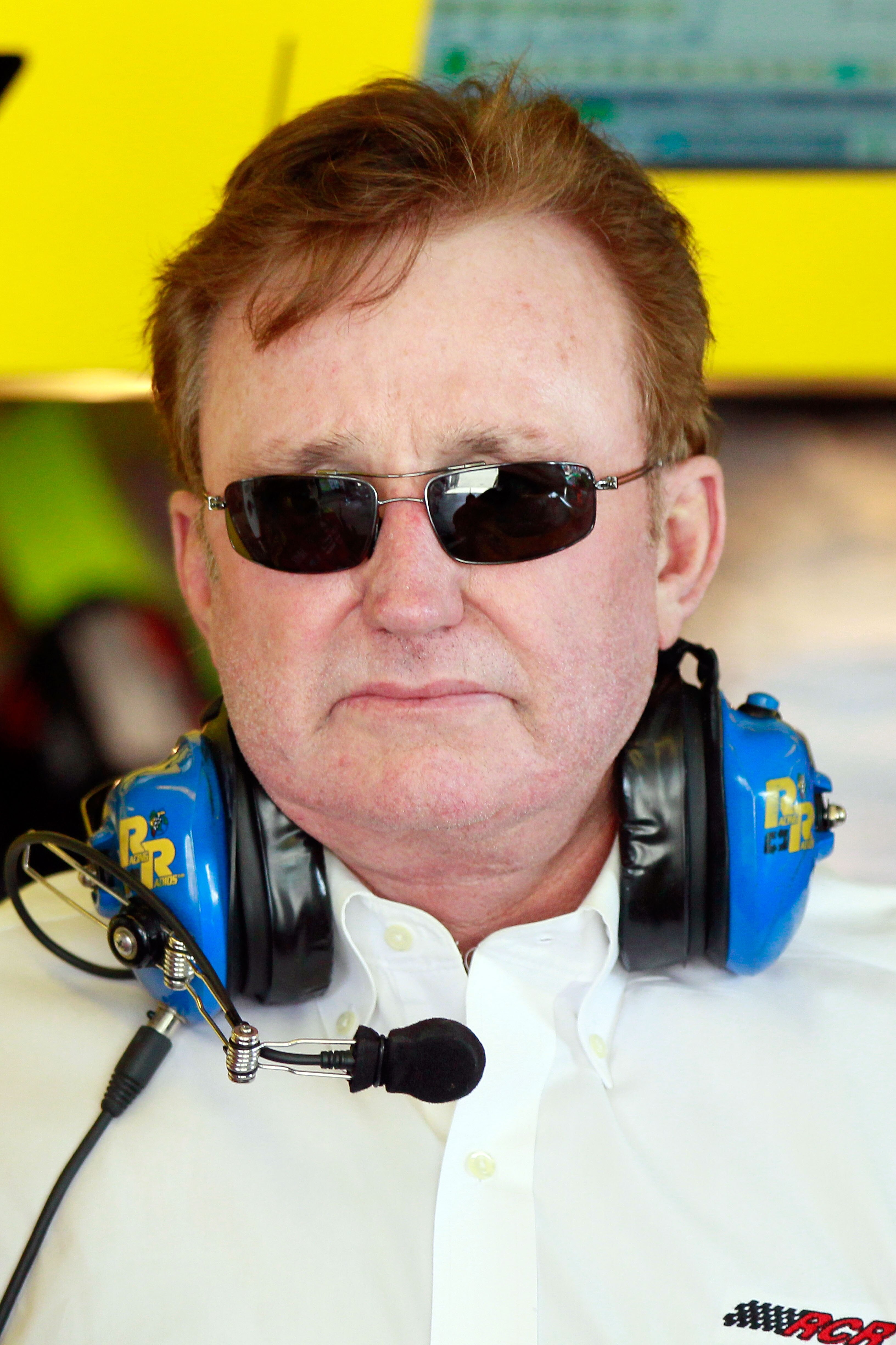 WATKINS GLEN, NY - AUGUST 06:  Team owner Richard Childress stands in the garage during practice for the NASCAR Heluva Good! Sour Cream Dips at The Glen on August 6, 2010 in Watkins Glen, New York.  (Photo by Kevin C. Cox/Getty Images)