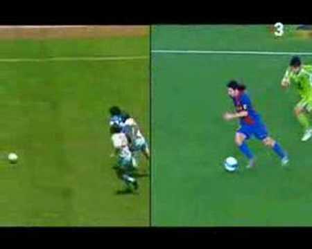 Maradona the master; Messi the apprentice