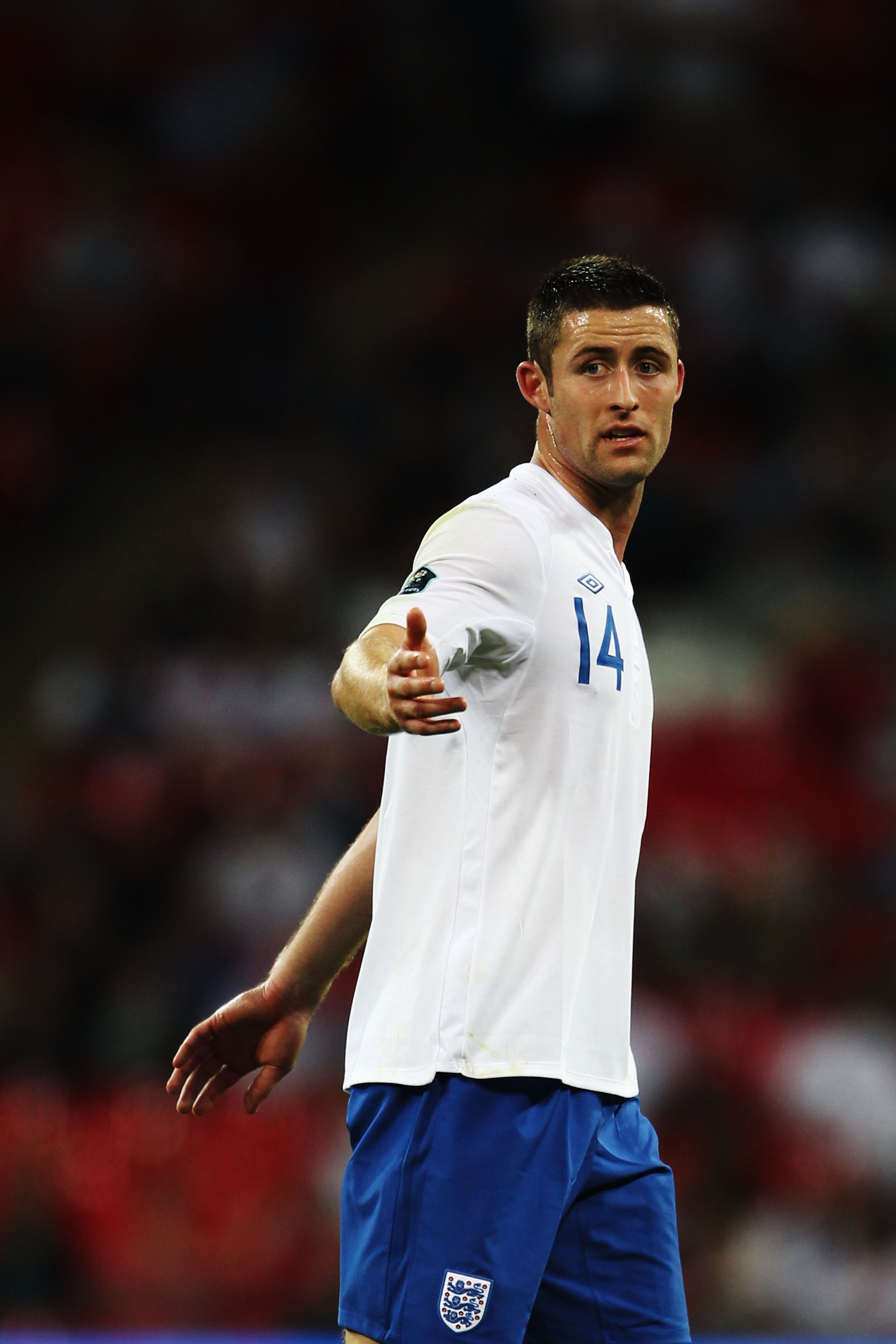 LONDON, ENGLAND - SEPTEMBER 03:  Gary Cahill of England is seen during the UEFA EURO 2012 Group G Qualifying match between England and Bulgaria at Wembley Stadium on September 3, 2010 in London, England.  (Photo by Bryn Lennon/Getty Images)