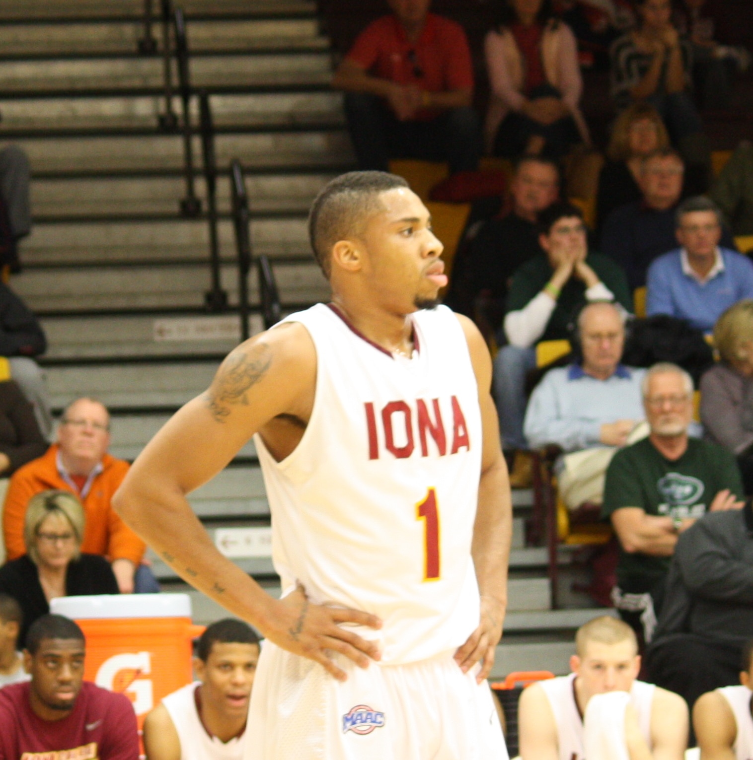 Iona newcomer Mike Glover is averaging 21.5 and 10.5 rebounds per game.
