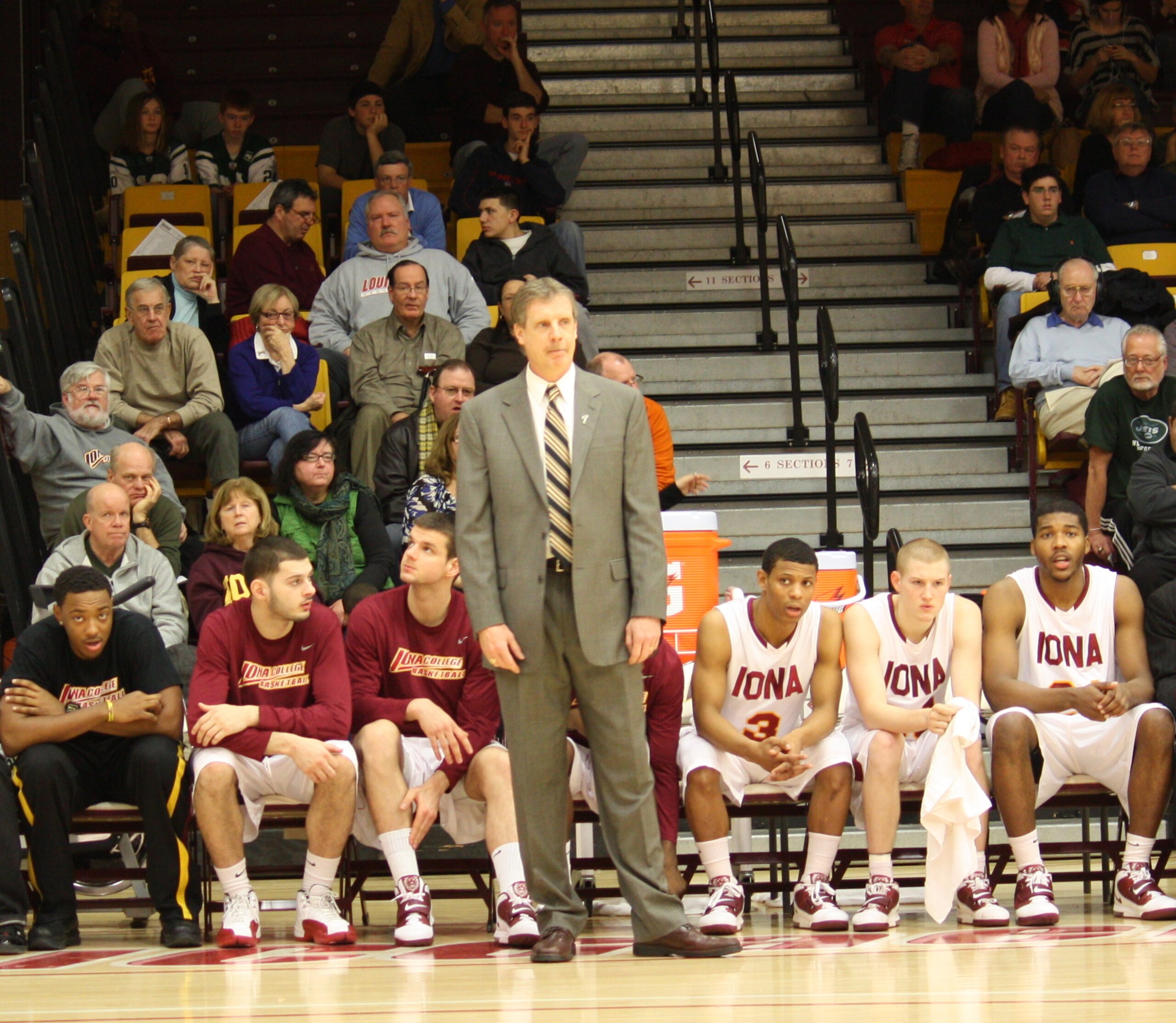 First Year Iona Coach Tim Cluess has stressed defense to his squad.