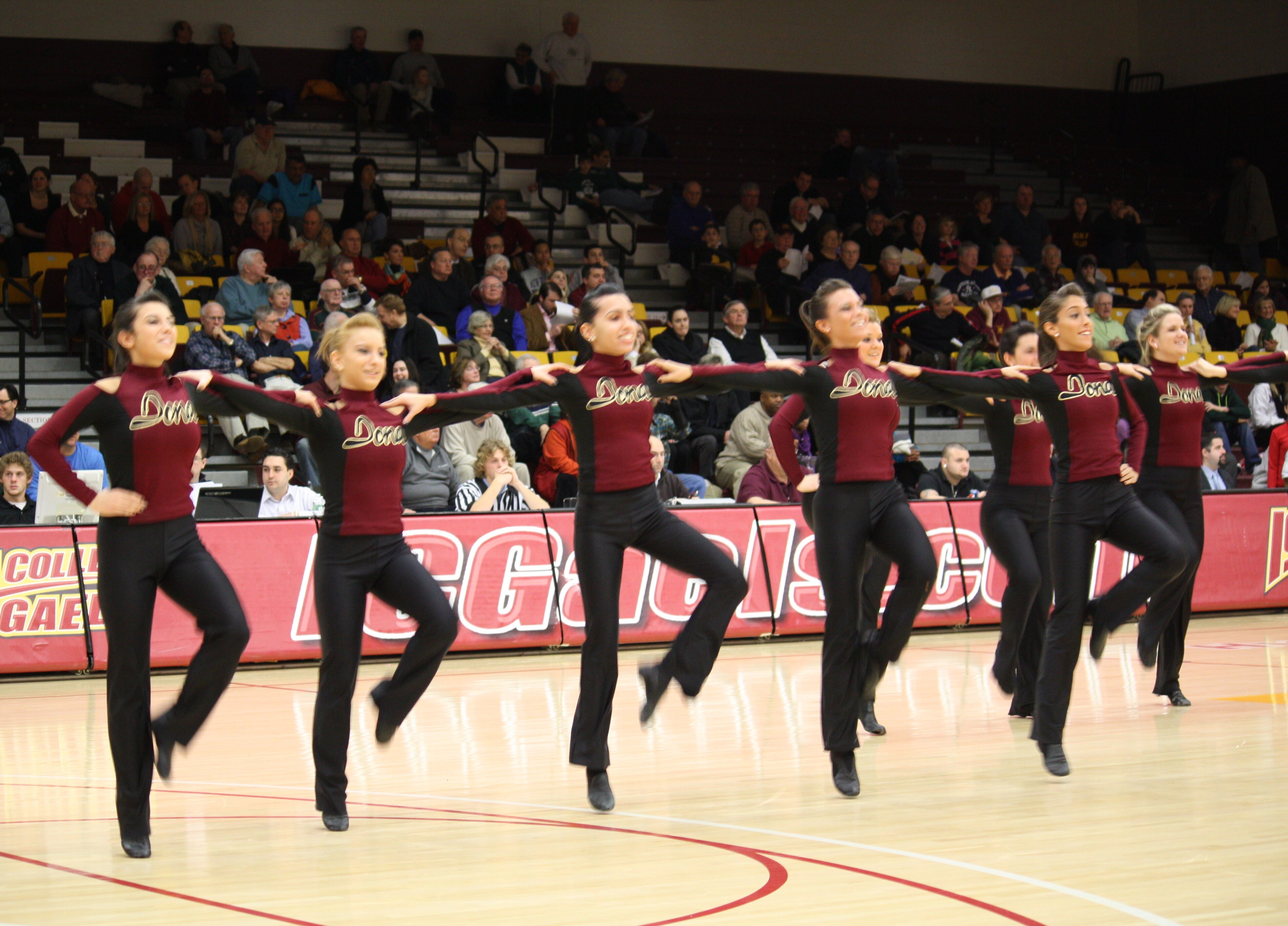 Iona Dancers perform at Marist Game.