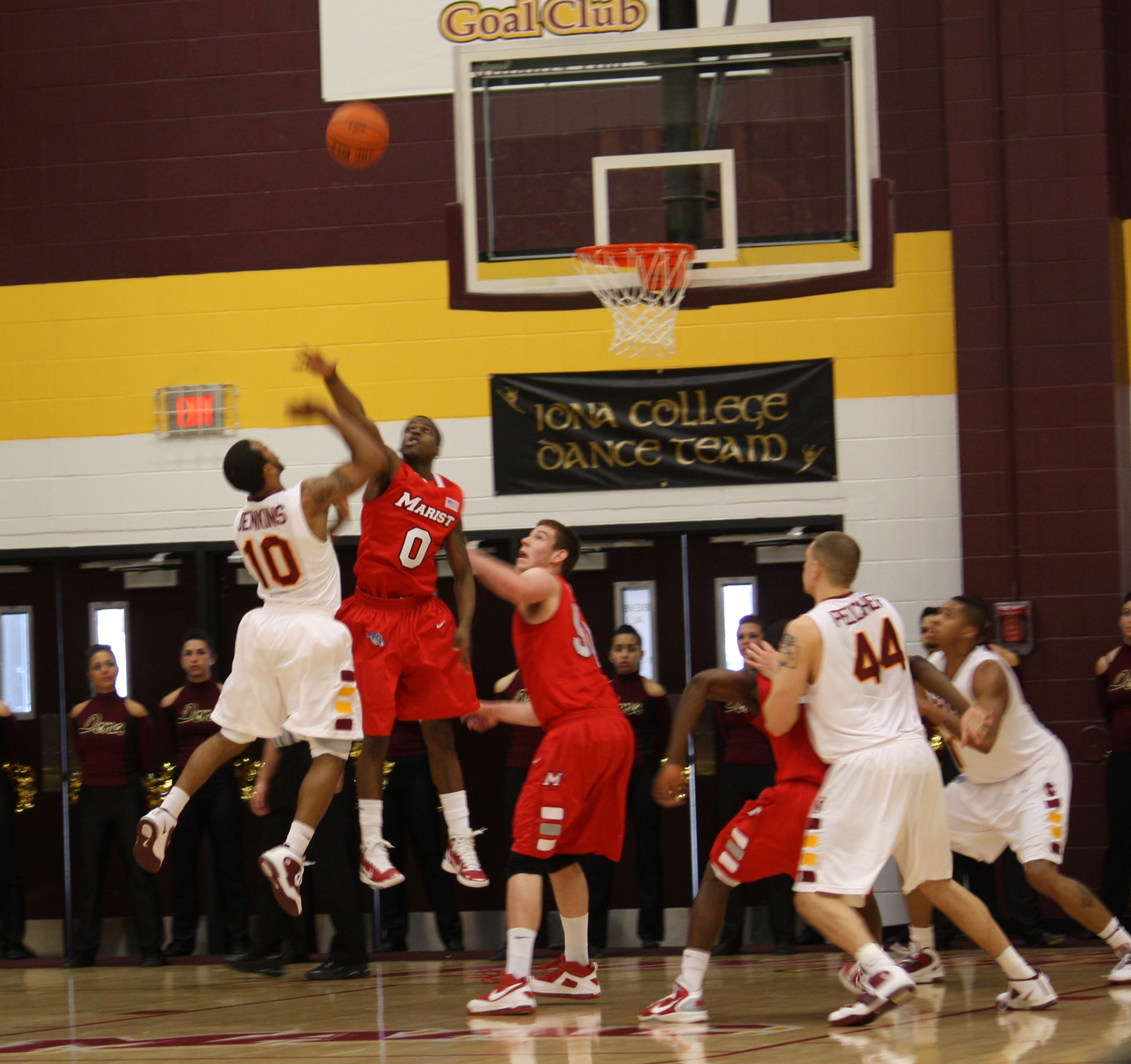 #10 Jermal Jenkins elevates his shot against Marist