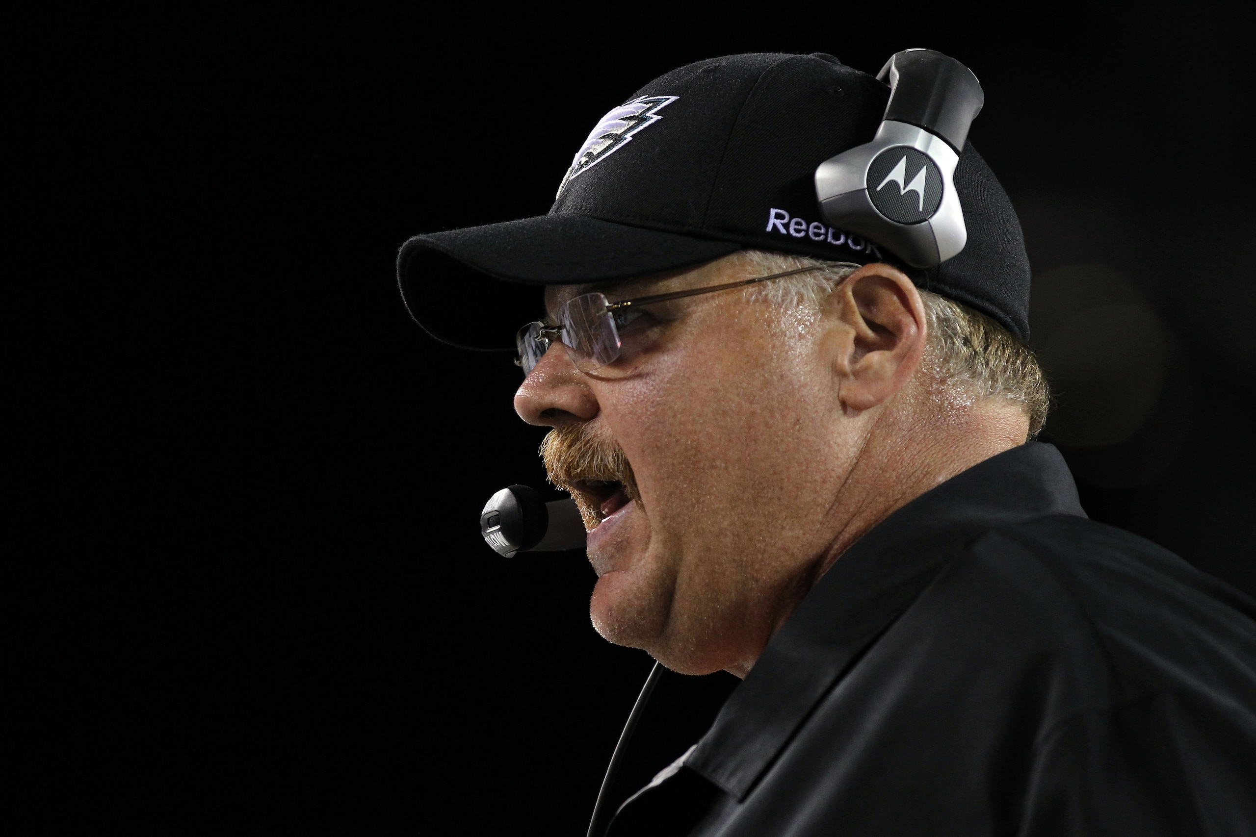 PHILADELPHIA - AUGUST 13:  Head Coach of the Philadelphia Eagles, Andy Reid stands on the sideline against the Jacksonville Jaguars during their preseason game at Lincoln Financial Field on August 13, 2010 in Philadelphia, Pennsylvania.  (Photo by Nick La