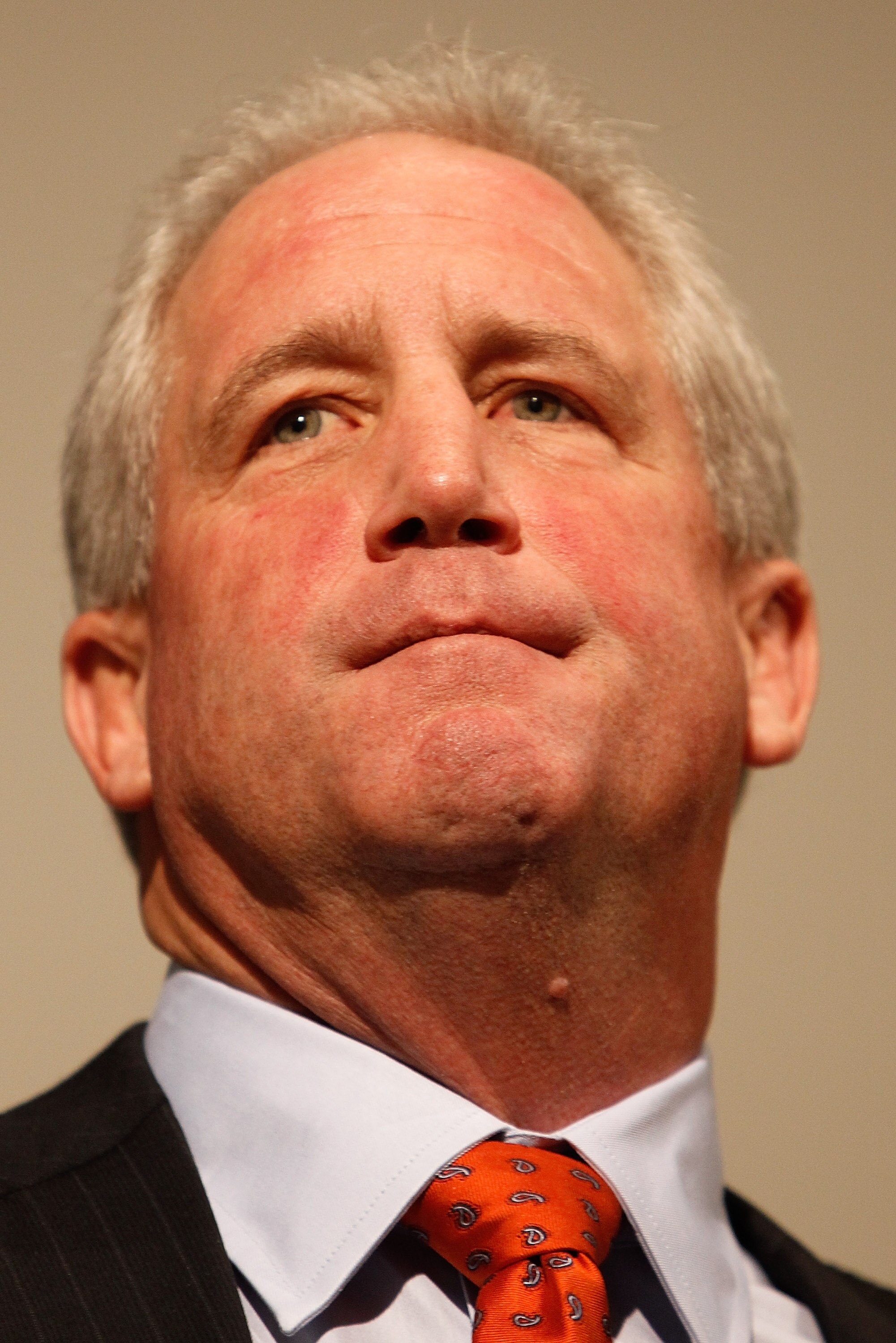 ENGLEWOOD, CO - JANUARY 14:  Denver Broncos head coach John Fox addresses the media at Dove Valley on January 14, 2011 in Englewood, Colorado. Fox was named the 14th head coach in Broncos history yesterday after spending the last nine seasons as head coac