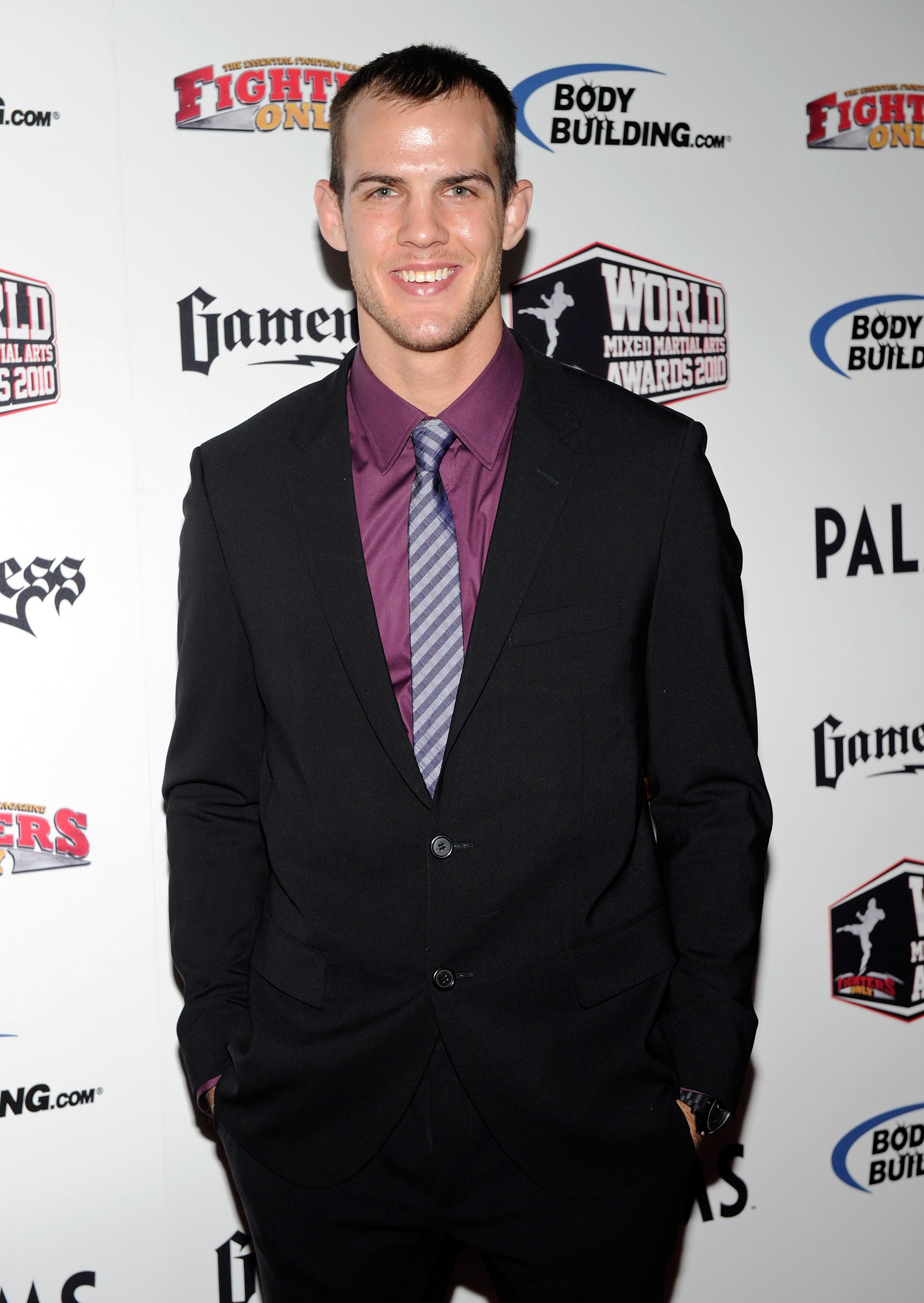 LAS VEGAS, NV - DECEMBER 01:  Mixed martial artist Cole Miller arrives at the third annual Fighters Only World Mixed Martial Arts Awards 2010 at the Palms Casino Resort December 1, 2010 in Las Vegas, Nevada.  (Photo by Ethan Miller/Getty Images)