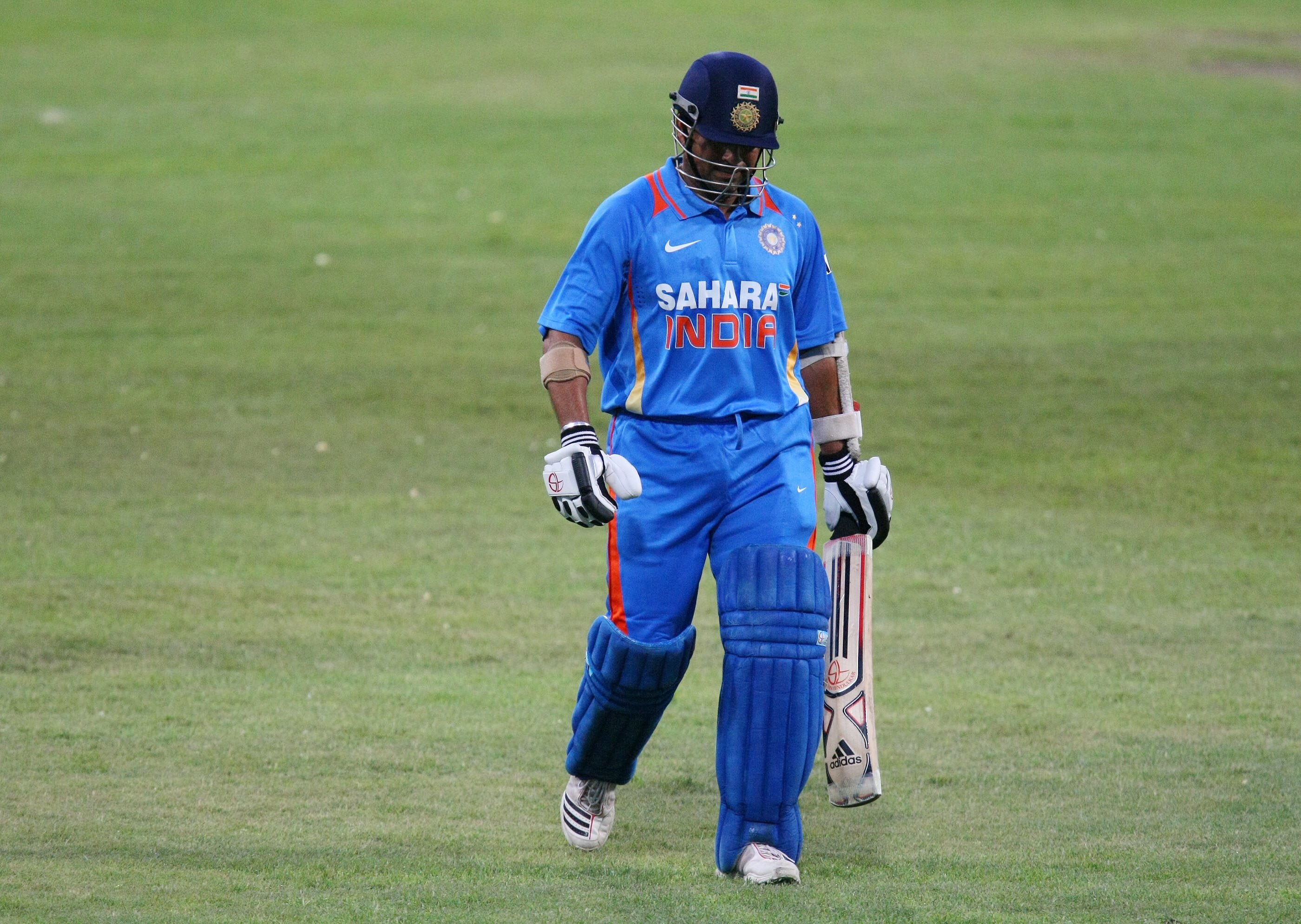 DURBAN, SOUTH AFRICA - JANUARY 12:  Sachin Tendulkar during the 1st One Day International match between South Africa and India at Sahara Stadium, Kingsmead on January 12, 2011 in Durban, South Africa (Photo by Anesh Debiky/Gallo Images/Getty Images)