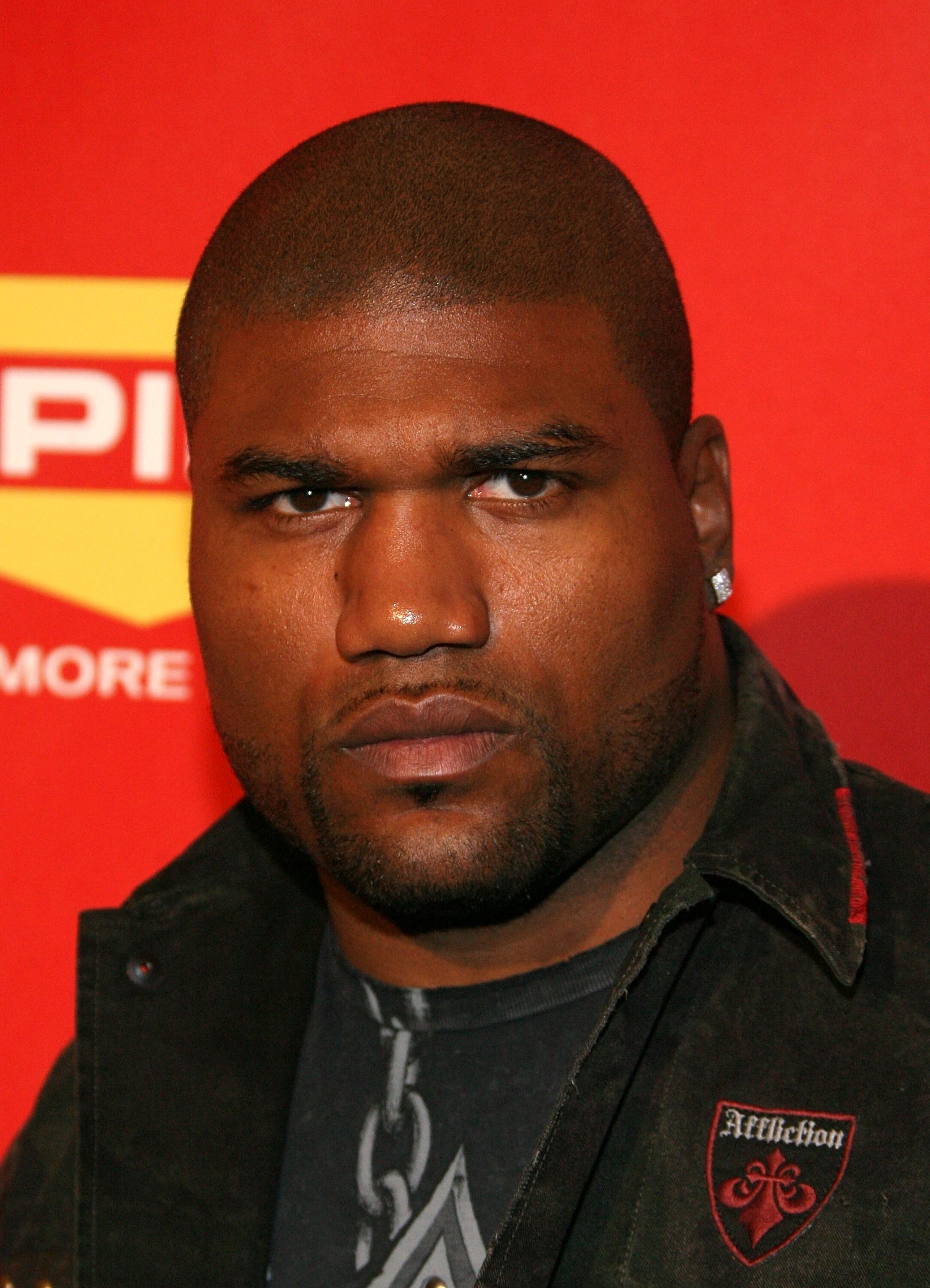 LAS VEGAS - DECEMBER 07:  UFC Light Heavyweight Mixed Martial Arts Champion Quinton 'Rampage' Jackson arrives at Spike TV's 2007 'Video Game Awards' at the Mandalay Bay Events Center on December 7, 2007 in Las Vegas, Nevada.  (Photo by Frazer Harrison/Get