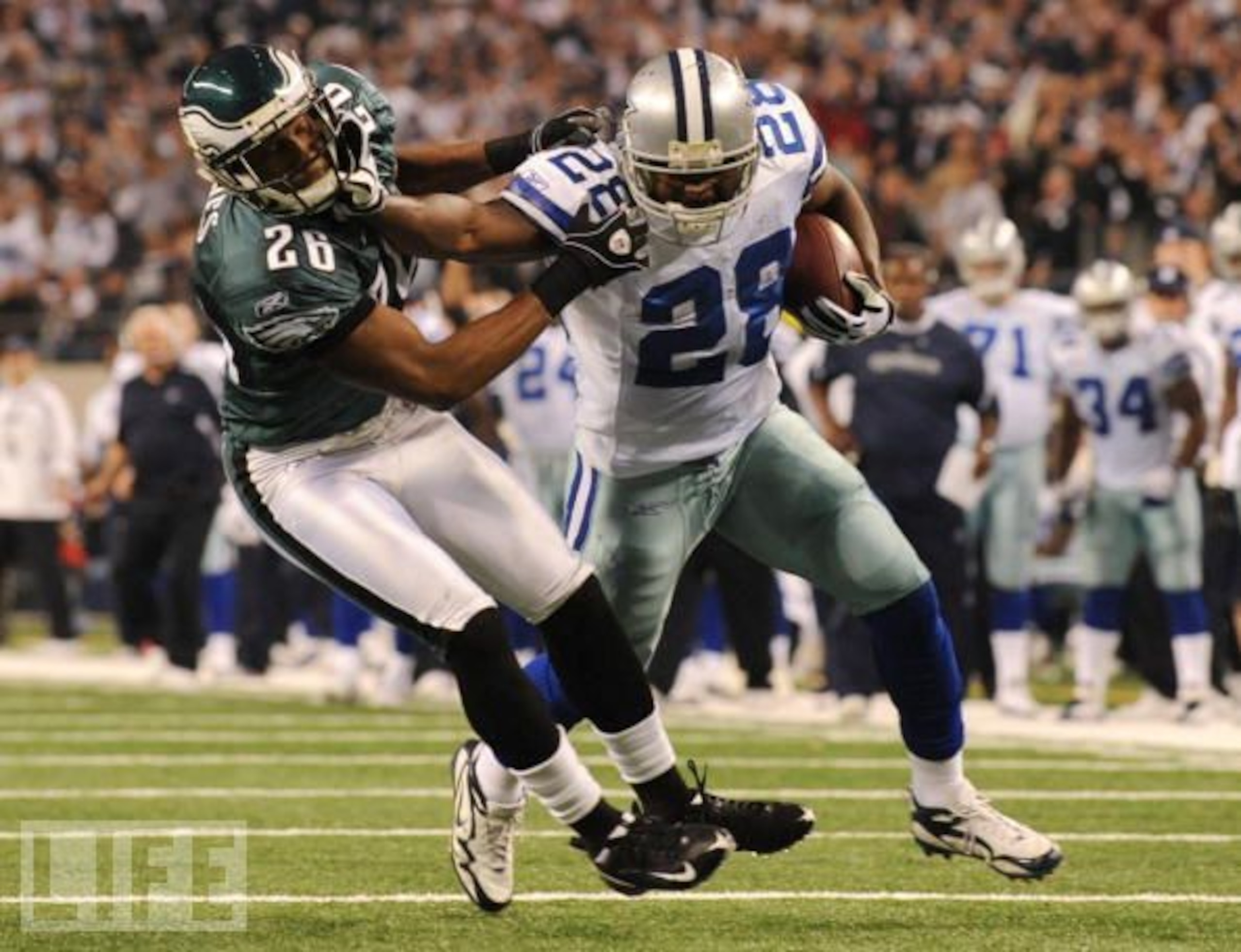 The Eagles couldn't stop Felix Jones to save their season.