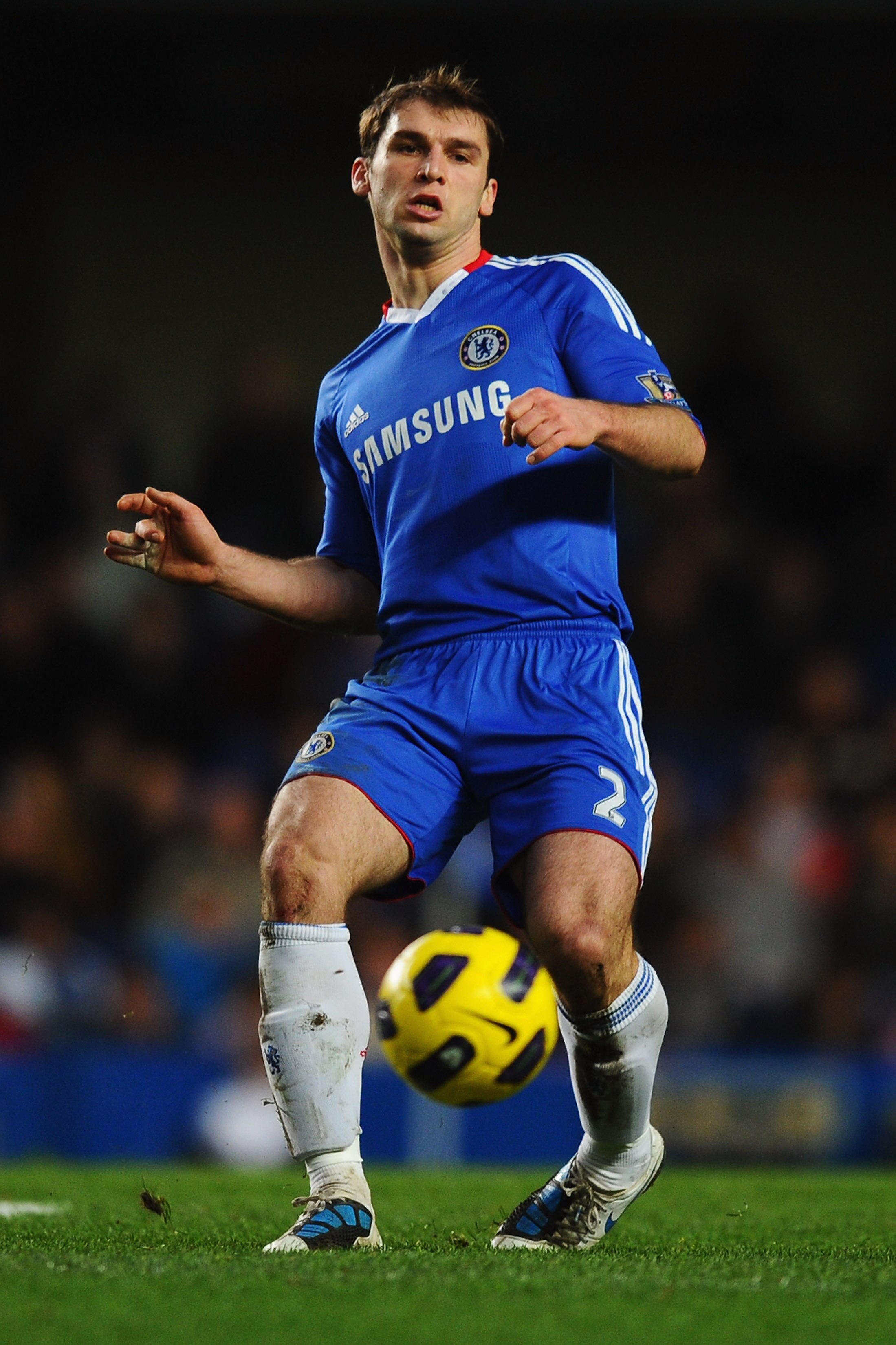 LONDON, ENGLAND - JANUARY 15:  Branislav Ivanovic of Chelsea in action during the Barclays Premier League match between Chelsea and Blackburn Rovers at Stamford Bridge on January 15, 2011 in London, England.  (Photo by Mike Hewitt/Getty Images)