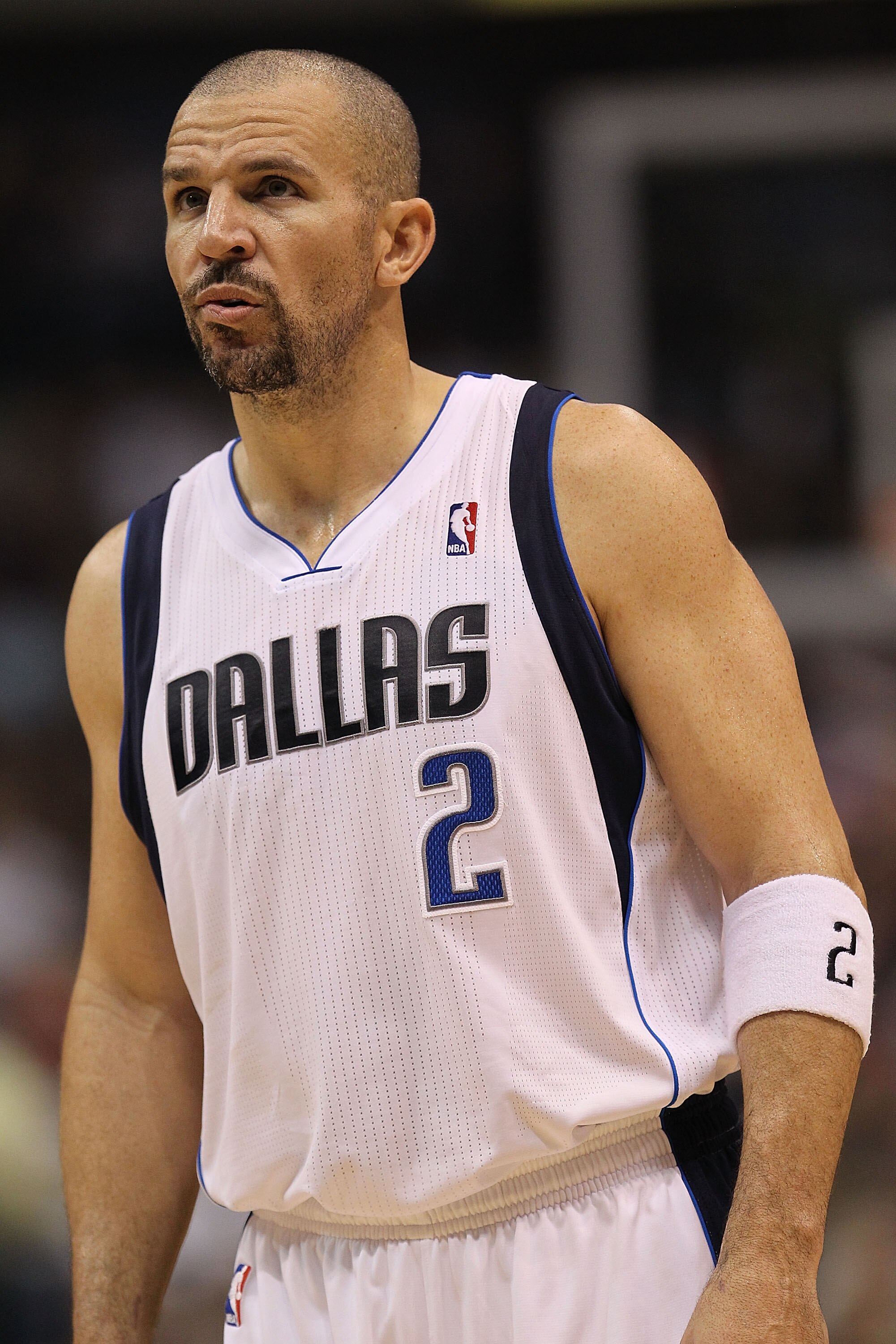 DALLAS, TX - DECEMBER 15:  Guard Jason Kidd #2 of the Dallas Mavericks at American Airlines Center on December 15, 2010 in Dallas, Texas. NOTE TO USER: User expressly acknowledges and agrees that, by downloading and or using this photograph, User is conse
