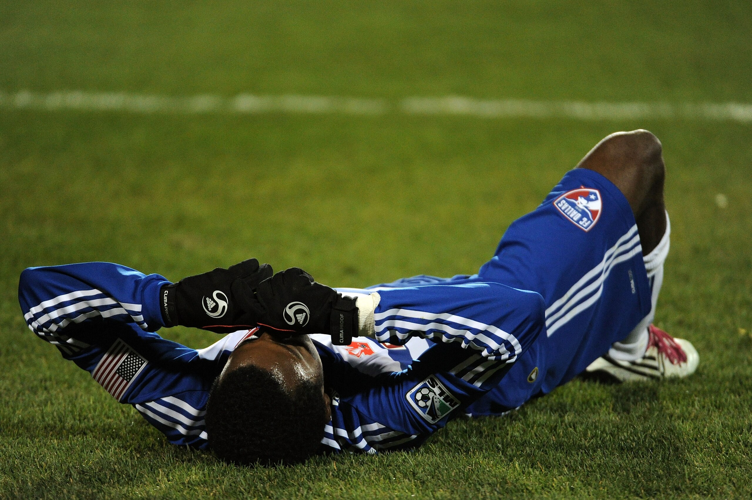 TORONTO, ON - NOVEMBER 21: Marvin Chavez #18 of FC Dallas lies on the ground during the second half of the game against the Colorado Rapids during the 2010 MLS Cup match at BMO Field on November 21, 2010 in Toronto, Canada. Colorado deafeated Dallas 2-1 TORONTO, ON - NOVEMBER 21: Marvin Chavez #18 of FC Dallas lies on the ground during the second half of the game against the Colorado Rapids during the 2010 MLS Cup match at BMO Field on November 21, 2010 in Toronto, Canada. Colorado deafeated Dallas 2-1