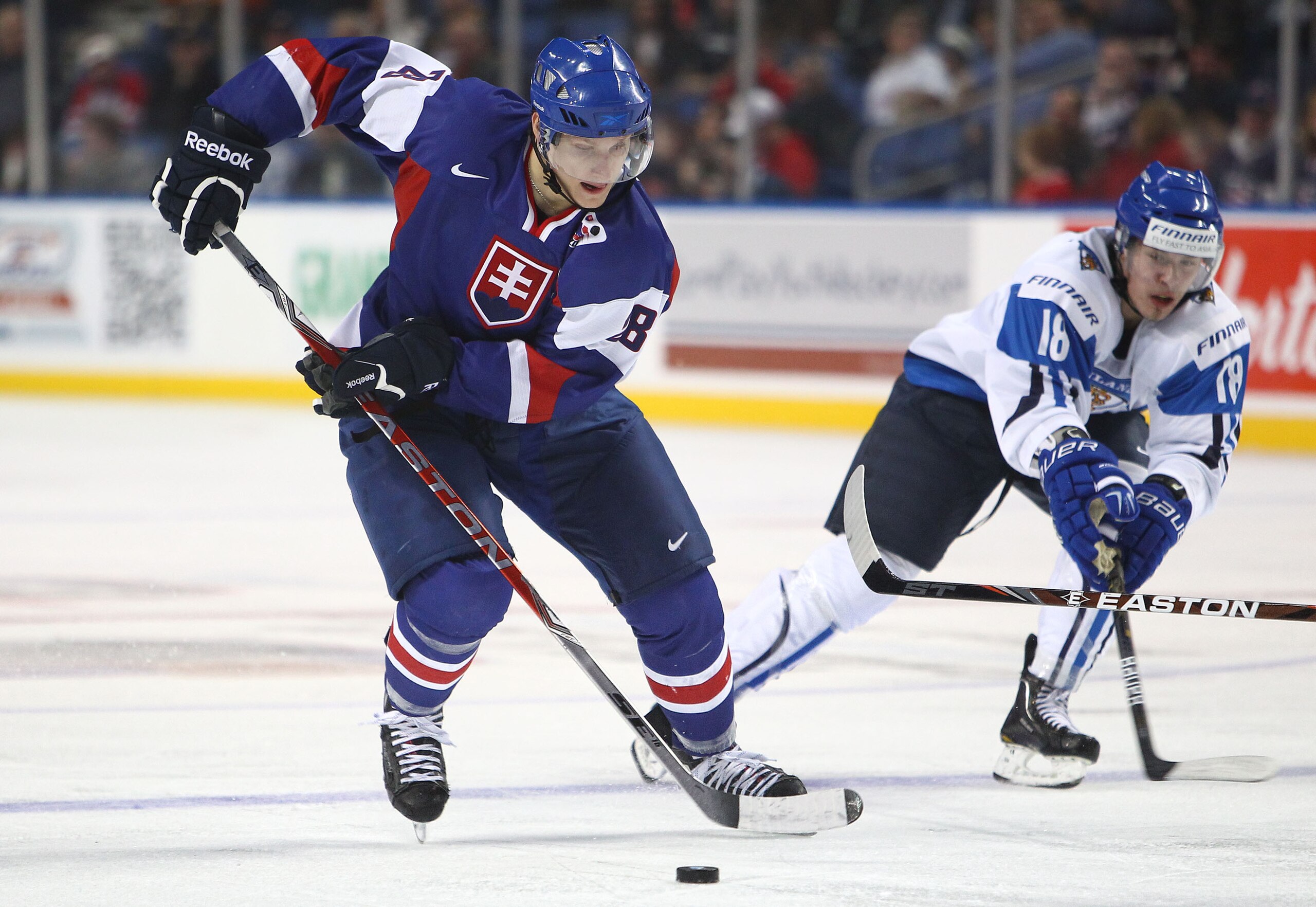 BUFFALO, NY - DECEMBER 31: Forward Richard Panik #28 of Slovakia carries the puck during the 2011 IIHF World U20 Championship game between Slovakia and Finland on December 31, 2010 at HSBC Arena in Buffalo, New York. (Photo by Tom Szczerbowski/Getty Image BUFFALO, NY - DECEMBER 31: Forward Richard Panik #28 of Slovakia carries the puck during the 2011 IIHF World U20 Championship game between Slovakia and Finland on December 31, 2010 at HSBC Arena in Buffalo, New York. (Photo by Tom Szczerbowski/Getty Image
