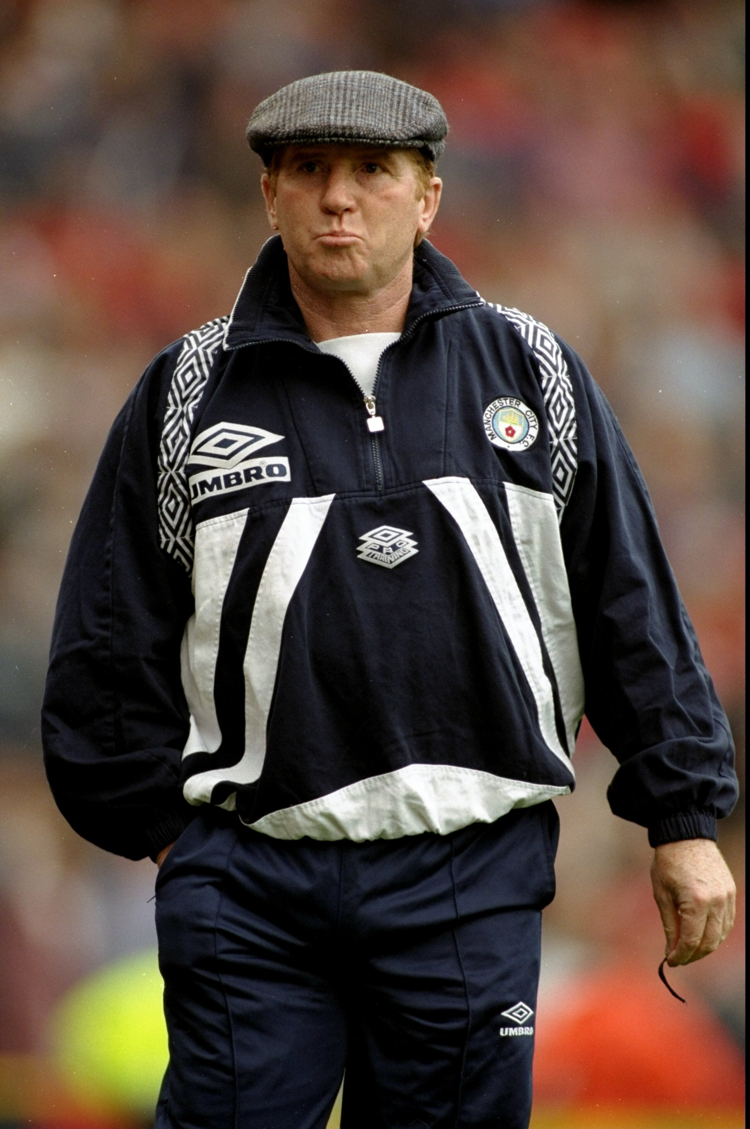 14 Oct 1995:  Portrait of Manchester City Manager Alan Ball during the FA Carling Premiership match against Manchester United played at Old Trafford in Manchester, England.  Manchester United won the match 1-0. \ Mandatory Credit: Mark  Thompson/Allsport