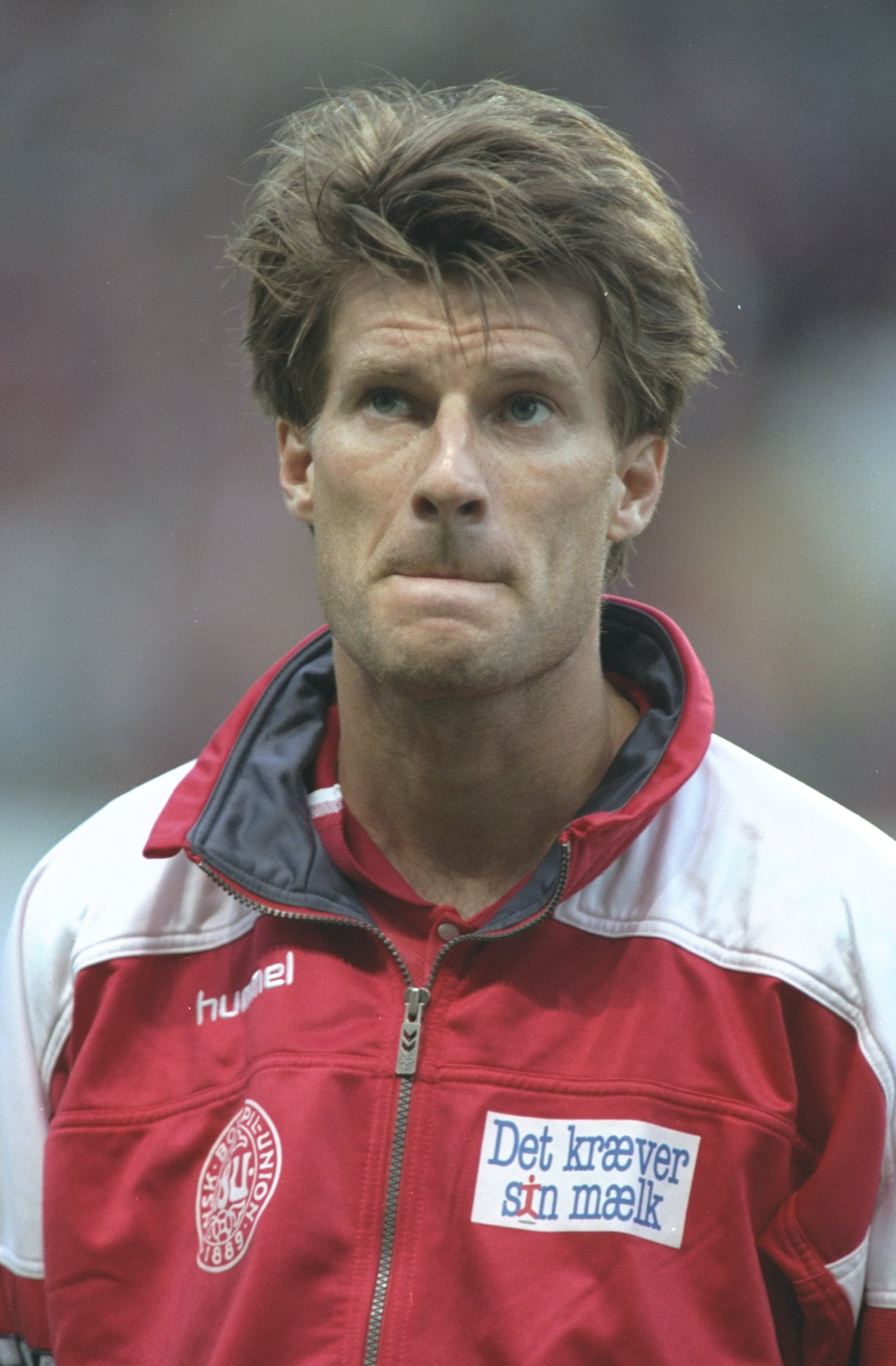 10 Sep 1997:  Portrait of Michael Laudrup of Denmark before the World Cup qualifying match against Croatia in Copenhagen, Denmark. Denmark won the match 3-1. \ Mandatory Credit: Clive  Mason/Allsport