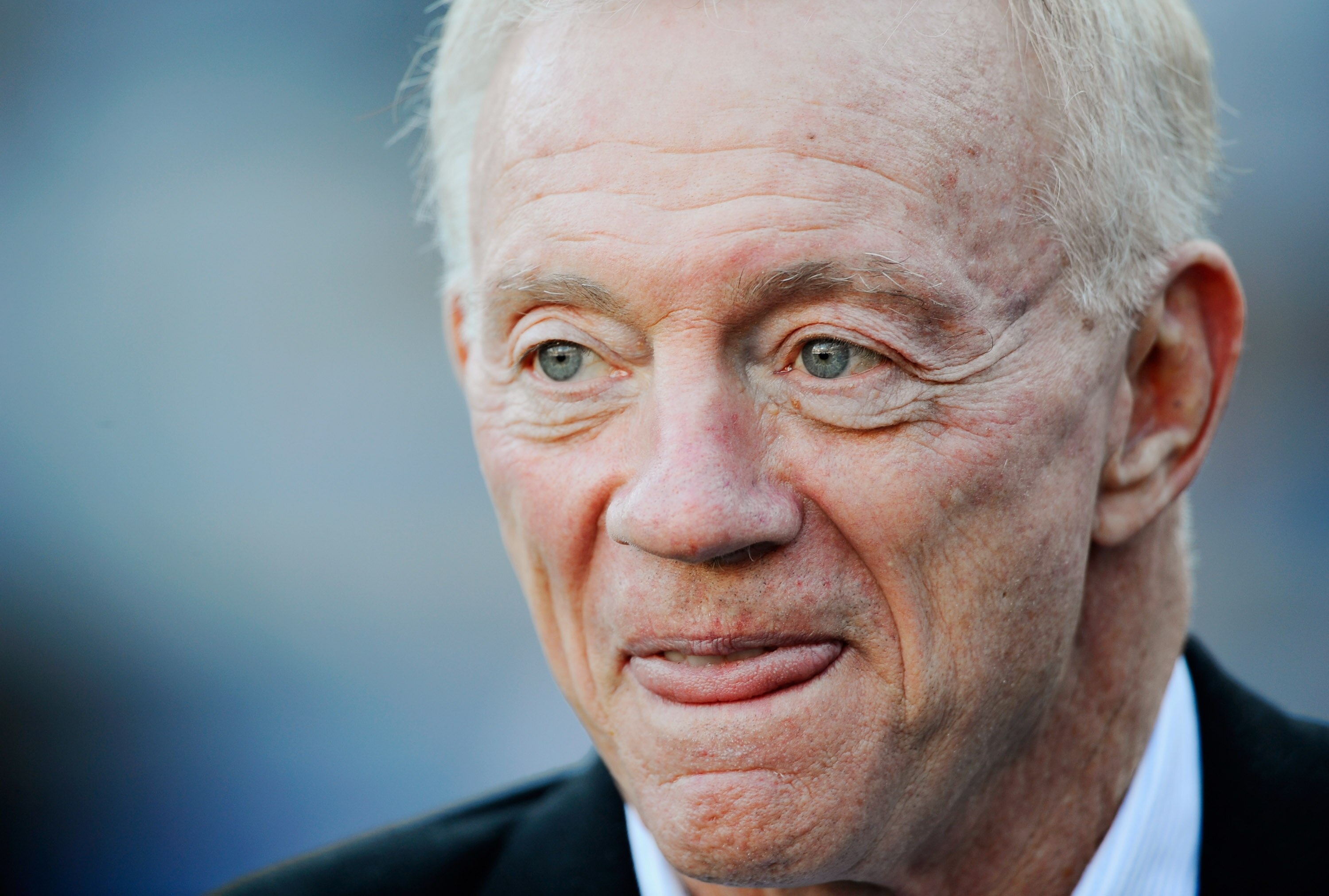 SAN DIEGO - AUGUST 21:  Dallas Cowboys owner Jerry Jones during preseason game against the San Diego Chargers at Qualcomm Stadium on August 21, 2010 in San Diego, California.  (Photo by Kevork Djansezian/Getty Images)