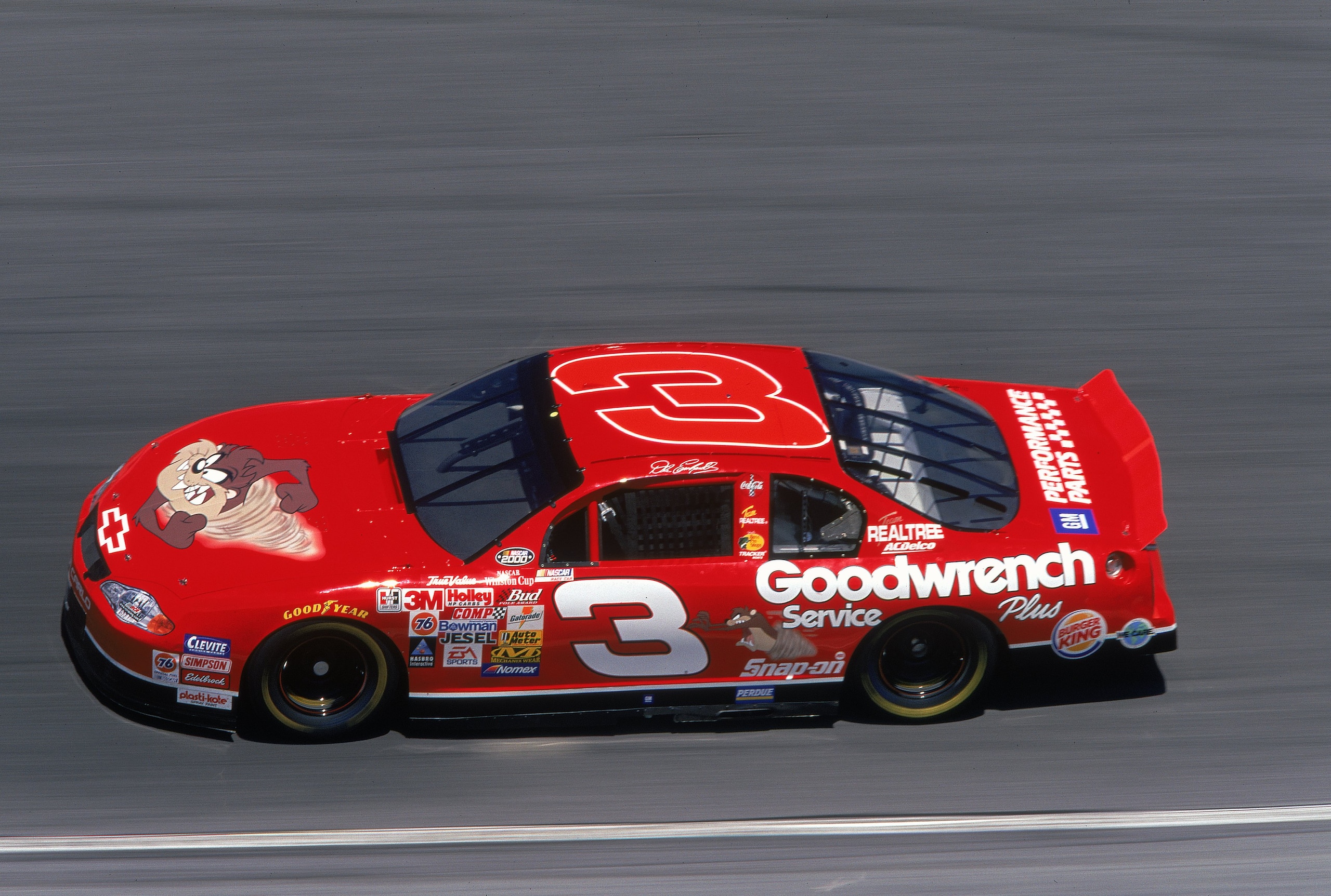 16 Feb 2000: Dale Earnhardt Sr. is in action during Daytona Speedweeks at the Daytona International Speedway in Daytona Beach, Florida. Mandatory Credit: Jamie Squire /Allsport 16 Feb 2000: Dale Earnhardt Sr. is in action during Daytona Speedweeks at the Daytona International Speedway in Daytona Beach, Florida. Mandatory Credit: Jamie Squire /Allsport