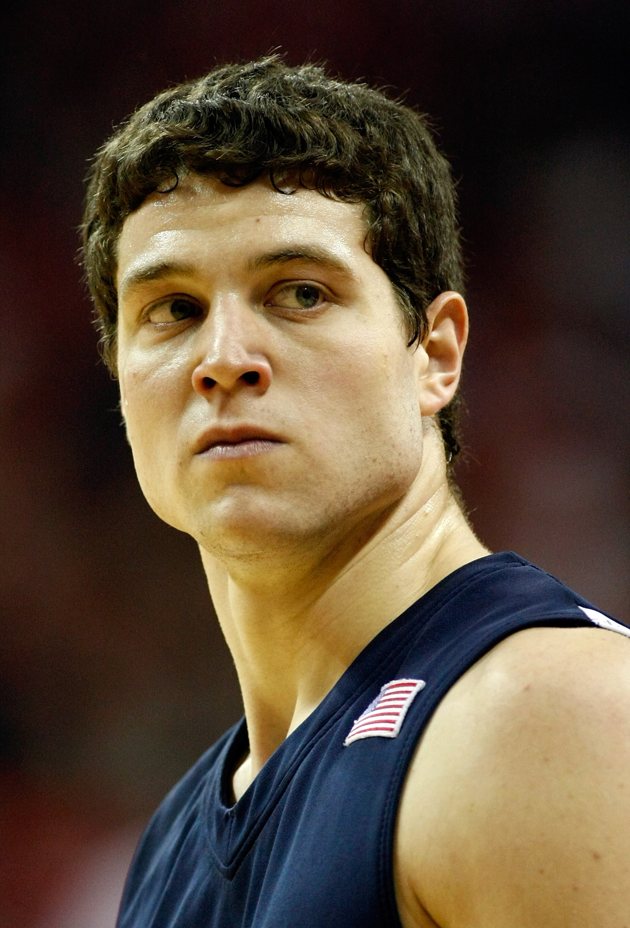 LAS VEGAS, NV - JANUARY 05:  Jimmer Fredette #32 of the Brigham Young University Cougars appears on the court during a game against the UNLV Rebels at the Thomas & Mack Center January 5, 2011 in Las Vegas, Nevada. BYU won 89-77.  (Photo by Ethan Miller/Ge