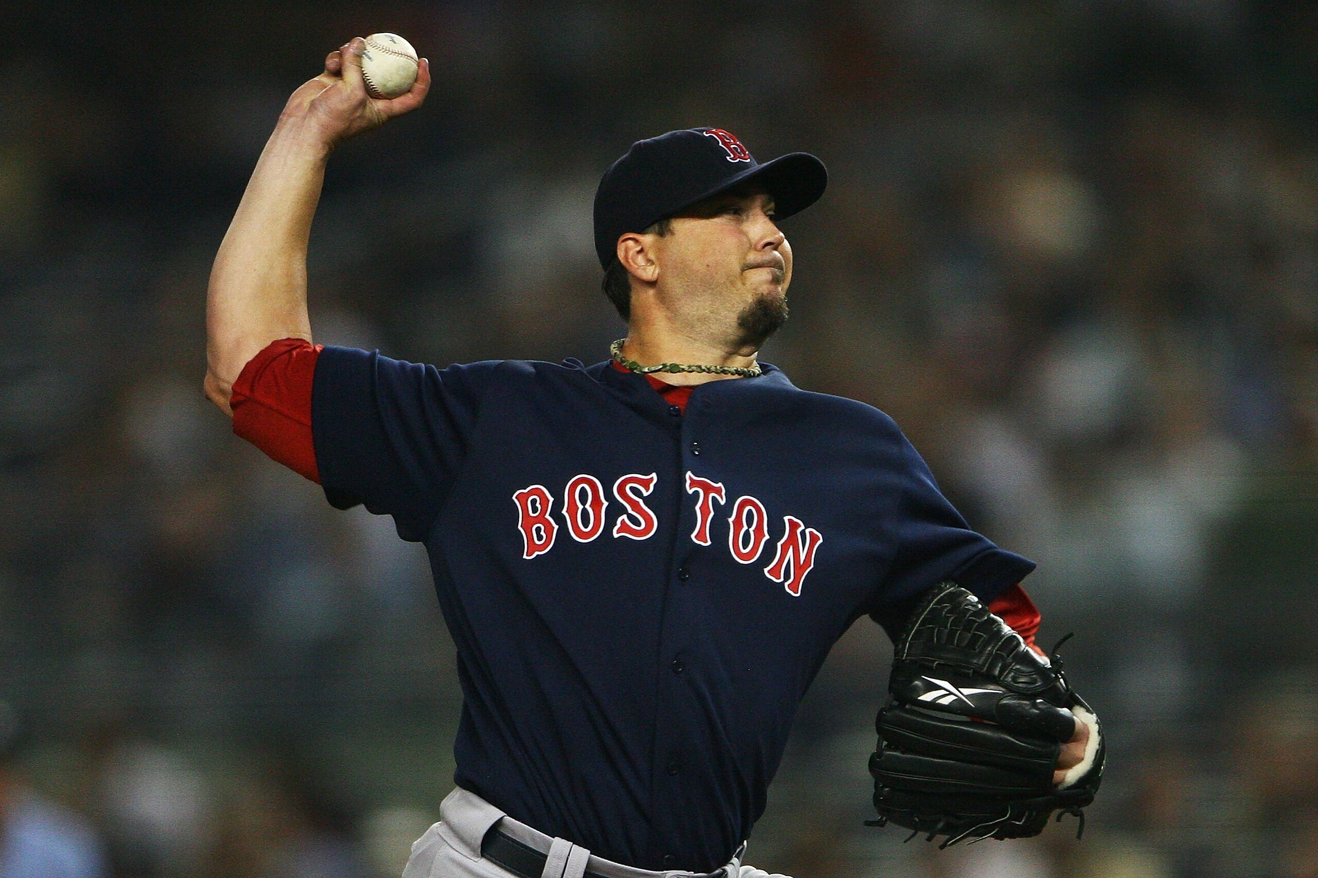 NEW YORK - SEPTEMBER 24: Josh Beckett #19 of the Boston Red Sox pitches against the New York Yankees on September 24, 2010 at Yankee Stadium in the Bronx borough of New York City. (Photo by Andrew Burton/Getty Images) NEW YORK - SEPTEMBER 24: Josh Beckett #19 of the Boston Red Sox pitches against the New York Yankees on September 24, 2010 at Yankee Stadium in the Bronx borough of New York City. (Photo by Andrew Burton/Getty Images)