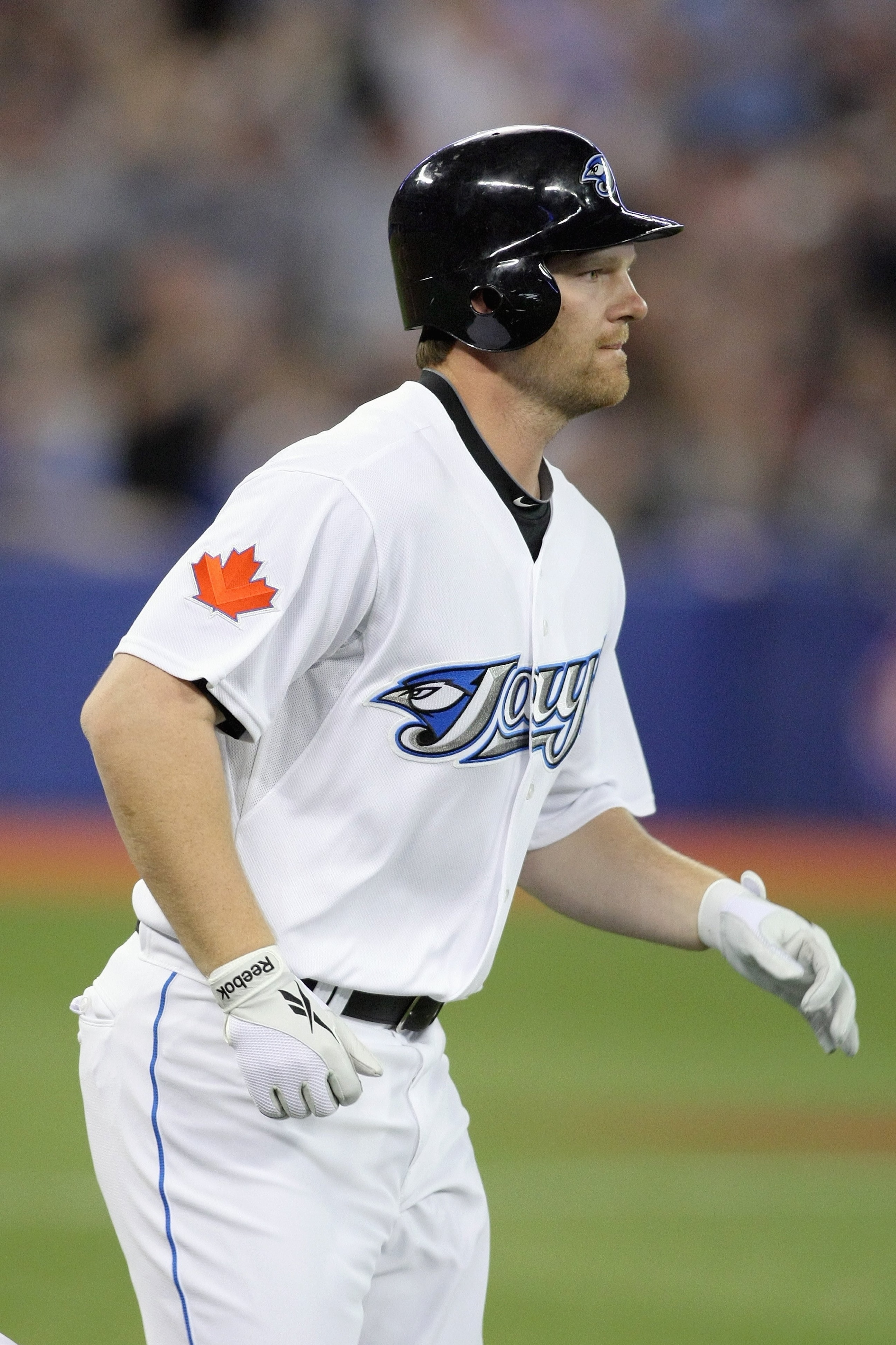 TORONTO - APRIL 12: Adam Lind #26 of the Toronto Blue Jays runs the bases during the game against the Chicago White Sox at the Rogers Centre on April 12, 2010 in Toronto, Ontario. (Photo By Dave Sandford/Getty Images) TORONTO - APRIL 12: Adam Lind #26 of the Toronto Blue Jays runs the bases during the game against the Chicago White Sox at the Rogers Centre on April 12, 2010 in Toronto, Ontario. (Photo By Dave Sandford/Getty Images)