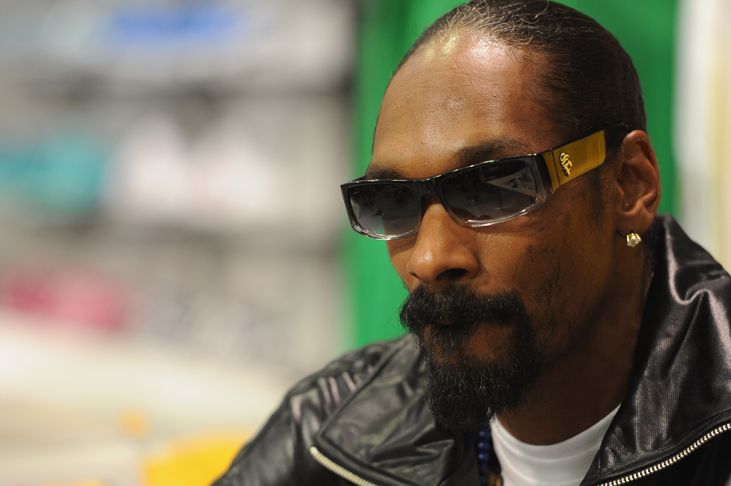 LONDON, ENGLAND - JULY 09:  Snoop Dogg attends a Press conference for adidas at the Footlocker Oxford Street store on July 9, 2010 in London, England.  (Photo by Ian Gavan/Getty Images for adidas)
