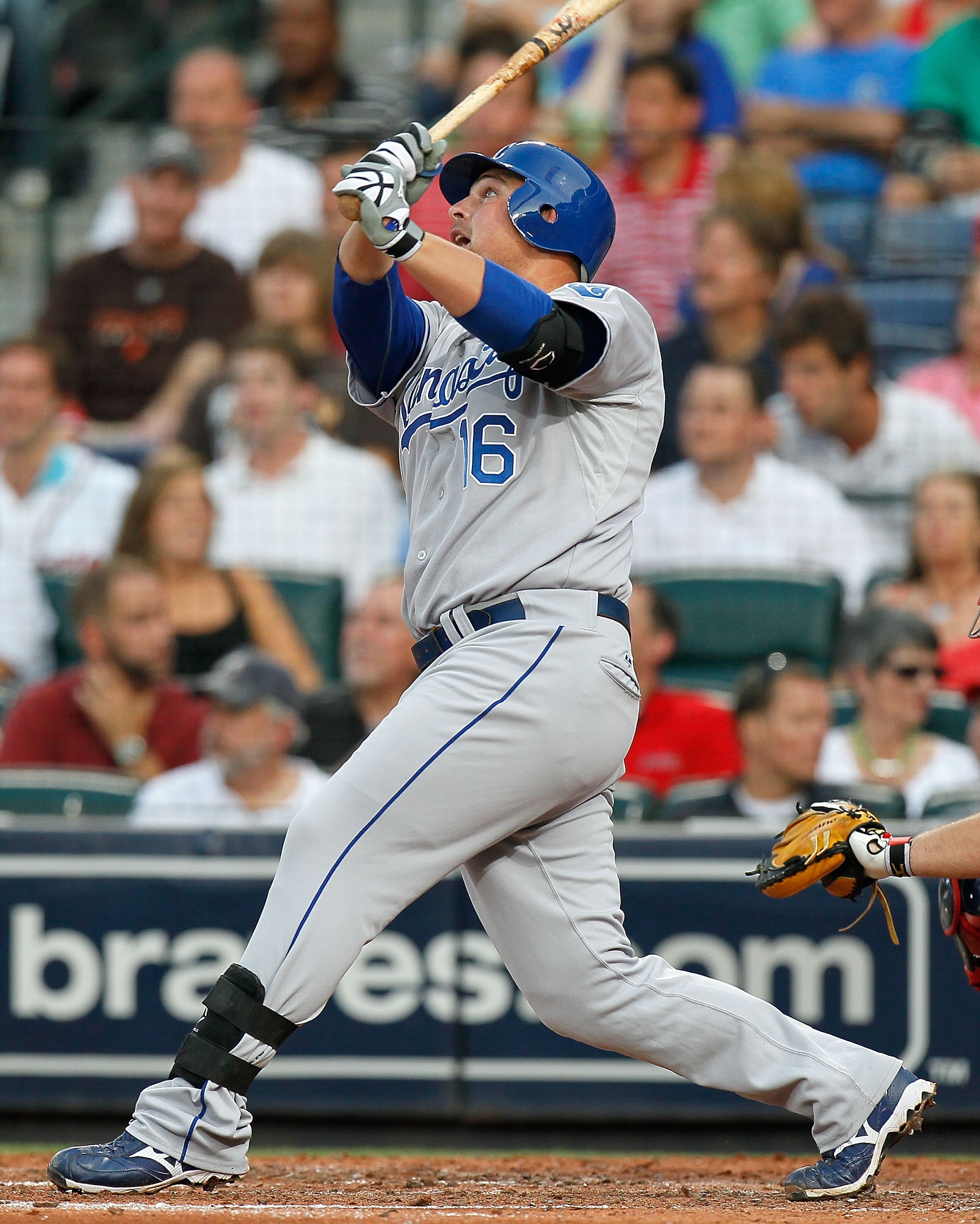 ATLANTA - JUNE 19:  Billy Butler #16 of the Kansas City Royals against the Atlanta Braves at Turner Field on June 19, 2010 in Atlanta, Georgia.  (Photo by Kevin C. Cox/Getty Images)
