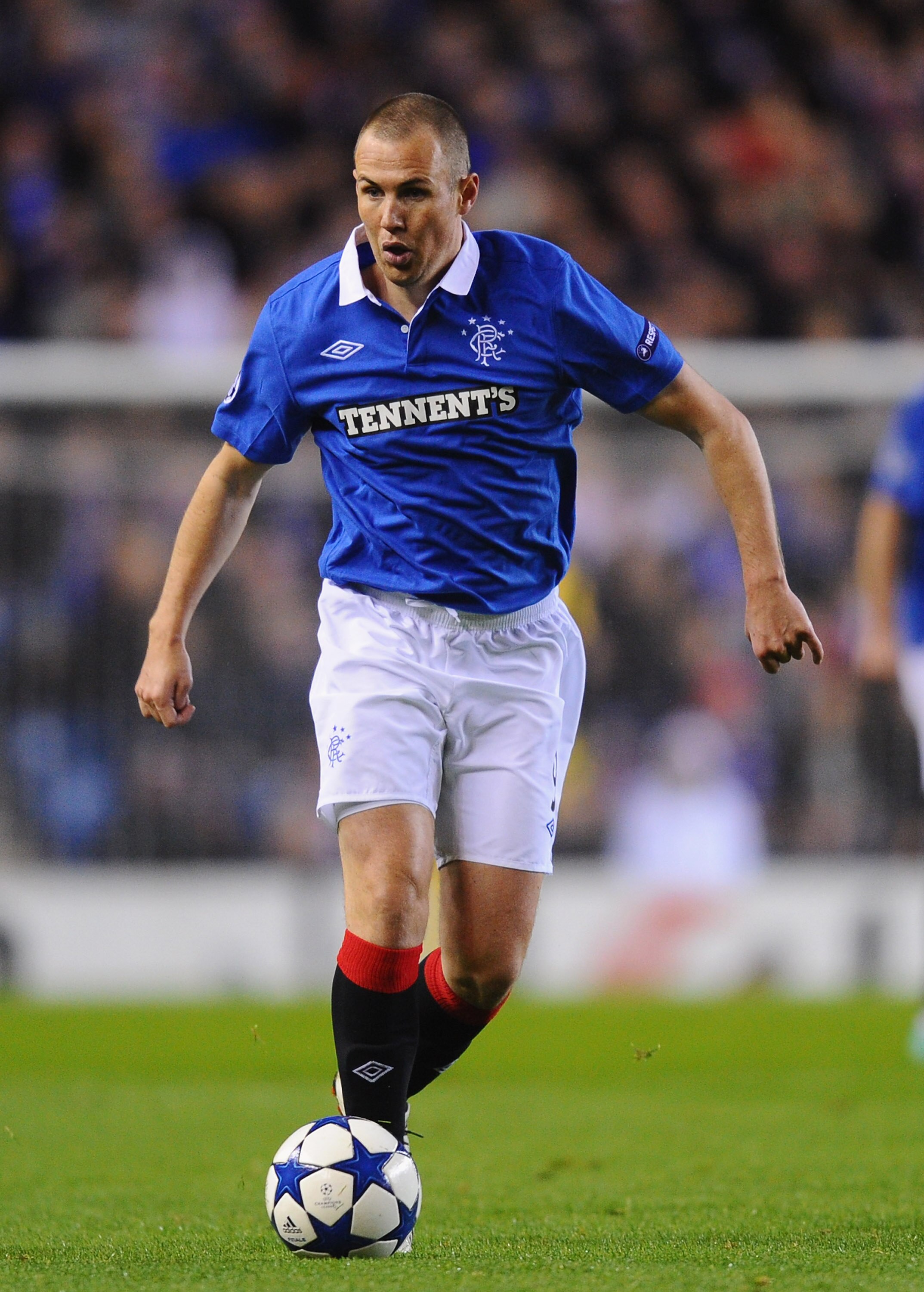 GLASGOW, SCOTLAND - OCTOBER 20:  Kenny Miller of Rangers in action during the UEFA Champions League Group C match between Glasgow Rangers FC and Valencia at Ibrox Stadium on October 20, 2010 in Glasgow, Scotland.  (Photo by Mike Hewitt/Getty Images)