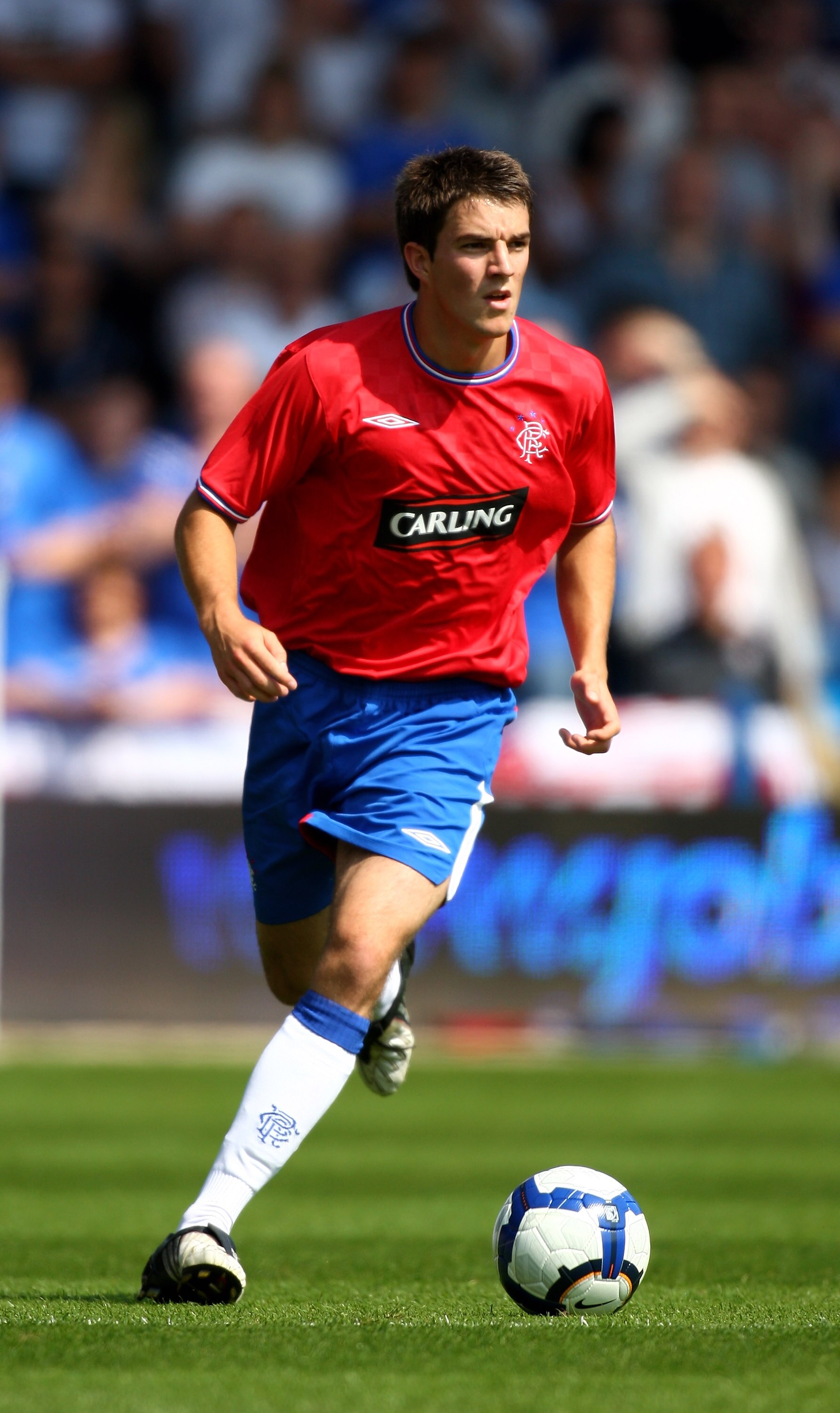 PORTSMOUTH, ENGLAND - AUGUST 08:  Andrew Little of Rangers during a Pre Season Friendly between  Portsmouth and Rangers at Fratton Park on August 8, 2009 in Portsmouth, England.  (Photo by Phil Cole/Getty Images)