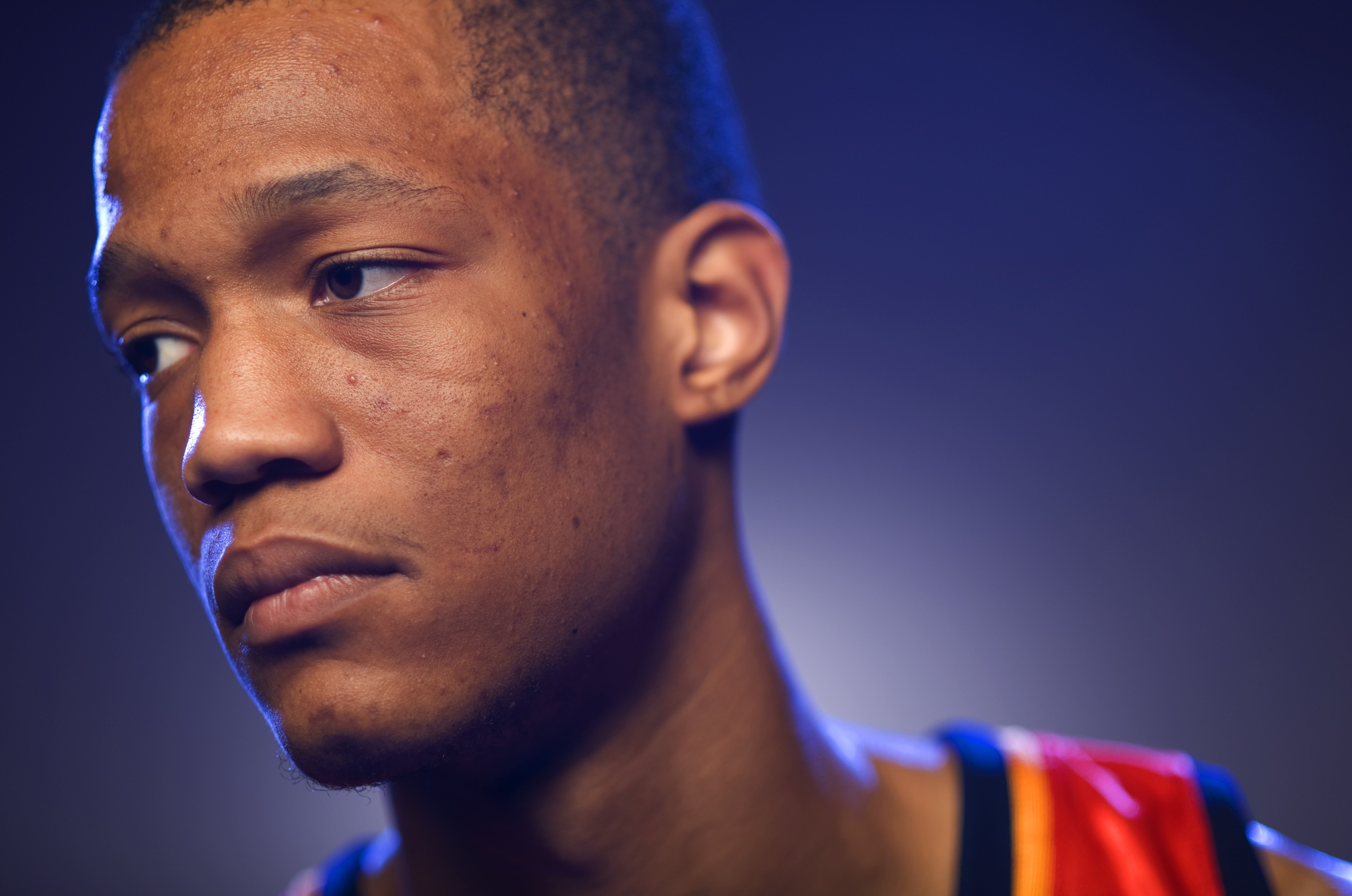 TARRYTOWN, NY - JULY 29:  Anthony Randolph of the Golden State Warriors poses for a portrait during the 2008 NBA Rookie Photo Shoot on July 29, 2008 at the MSG Training Facility in Tarrytown, New York.  NOTE TO USER: User expressly acknowledges and agrees