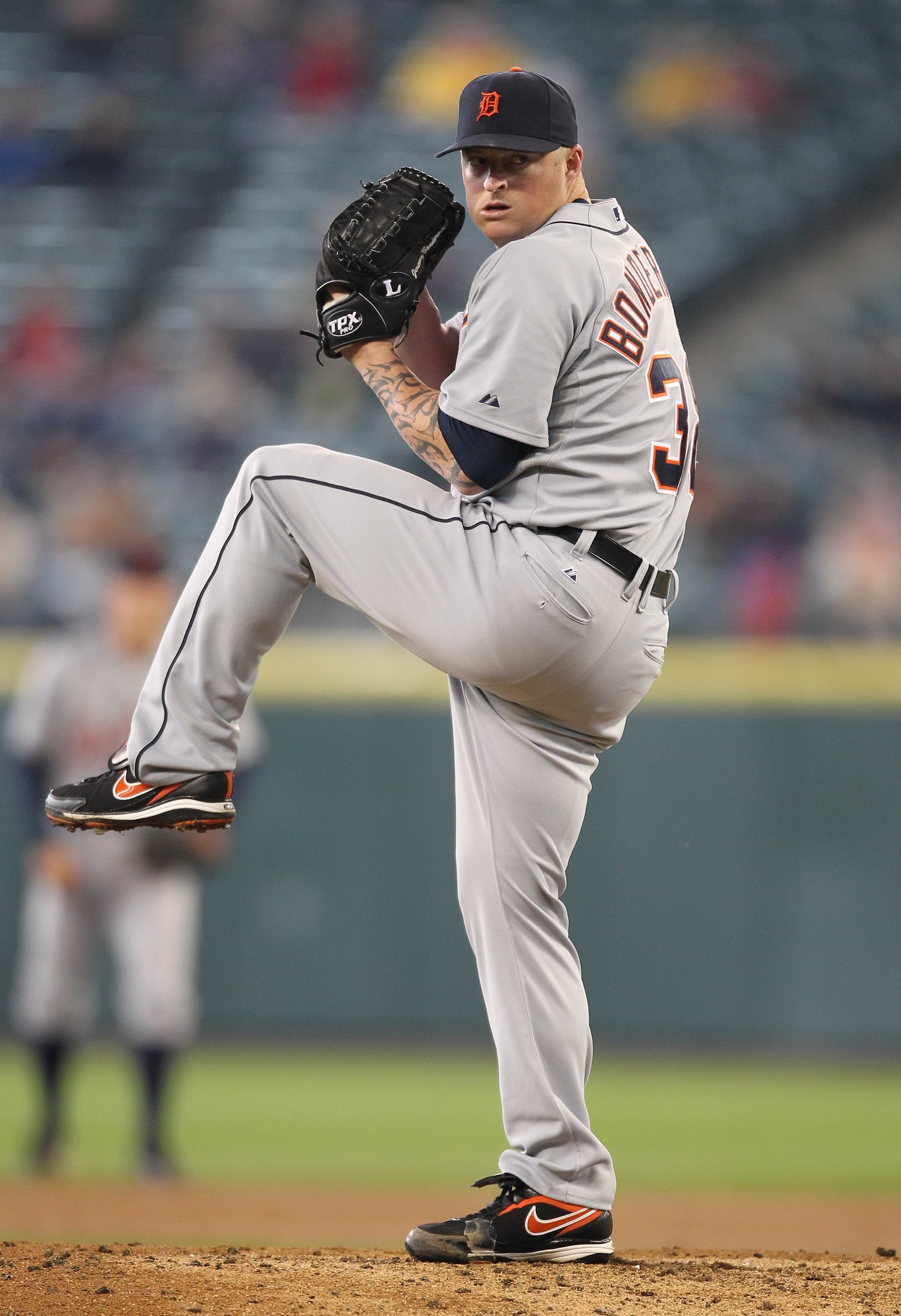 SEATTLE - MAY 26:  Starting pitcher Jeremy Bonderman #38 of the Detroit Tigers pitches against the Seattle Mariners at Safeco Field on May 26, 2010 in Seattle, Washington. (Photo by Otto Greule Jr/Getty Images)