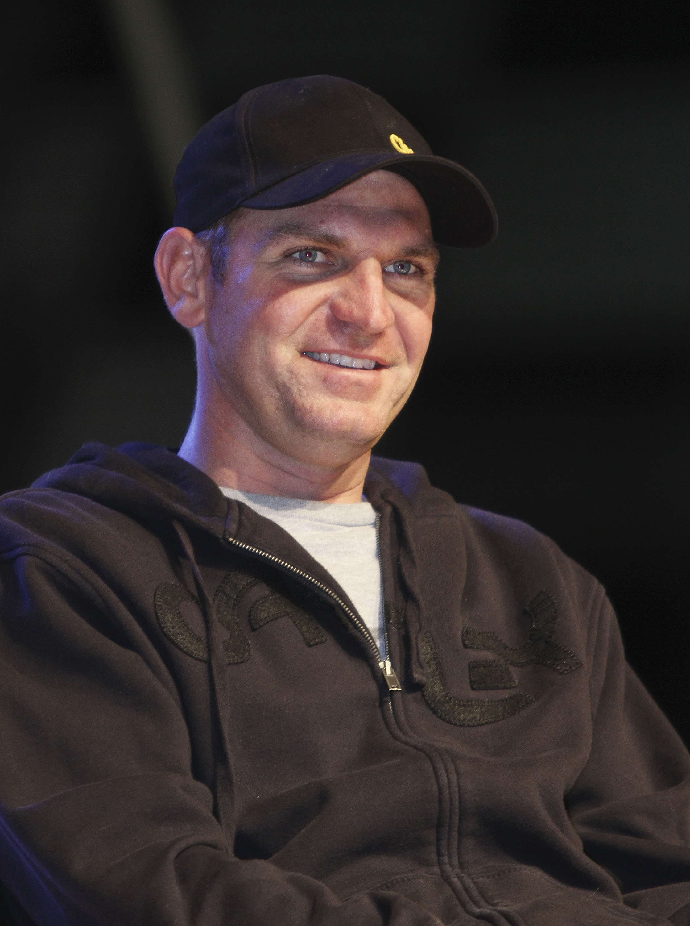 DAYTONA BEACH, FL - JANUARY 21:  Clint Bowyer, driver of the #33 Cheerios Chevrolet participates in a Fan Forum at Daytona International Speedway on January 21, 2011 in Daytona Beach, Florida.  (Photo by Jerry Markland/Getty Images for NASCAR)