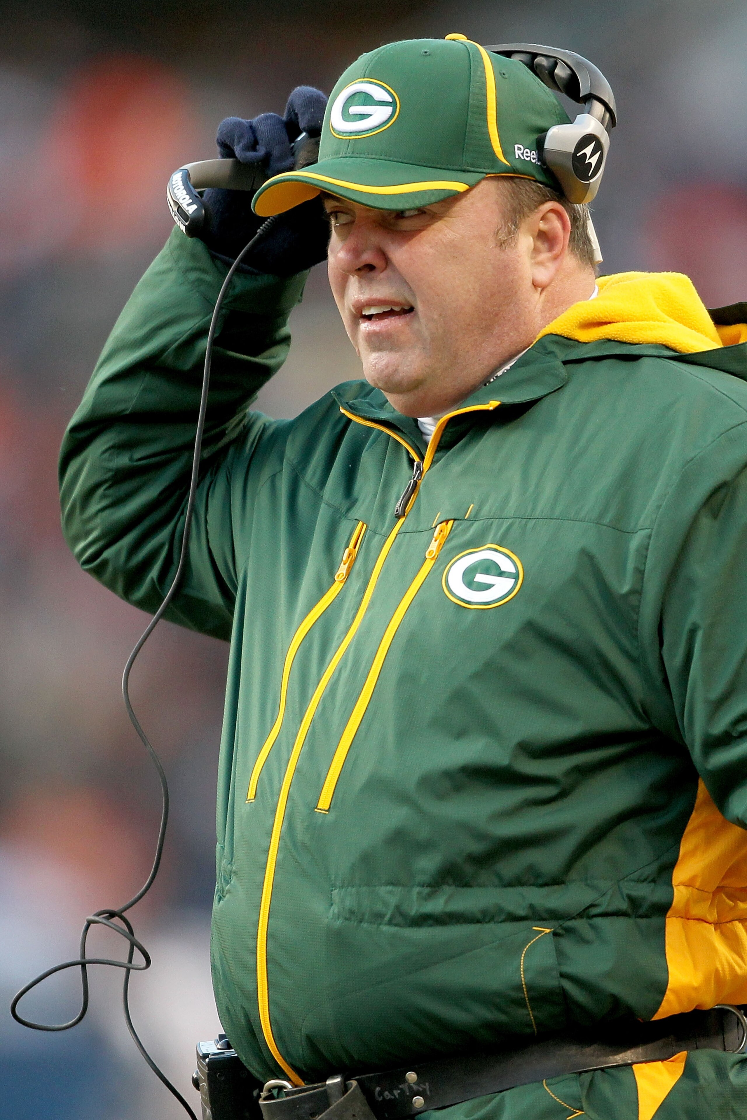CHICAGO, IL - JANUARY 23: Head coach Mike McCarthy of the Green Bay Packers looks on in the second half against the Chicago Bears in the NFC Championship Game at Soldier Field on January 23, 2011 in Chicago, Illinois. (Photo by Andy Lyons/Getty Images) CHICAGO, IL - JANUARY 23: Head coach Mike McCarthy of the Green Bay Packers looks on in the second half against the Chicago Bears in the NFC Championship Game at Soldier Field on January 23, 2011 in Chicago, Illinois. (Photo by Andy Lyons/Getty Images)
