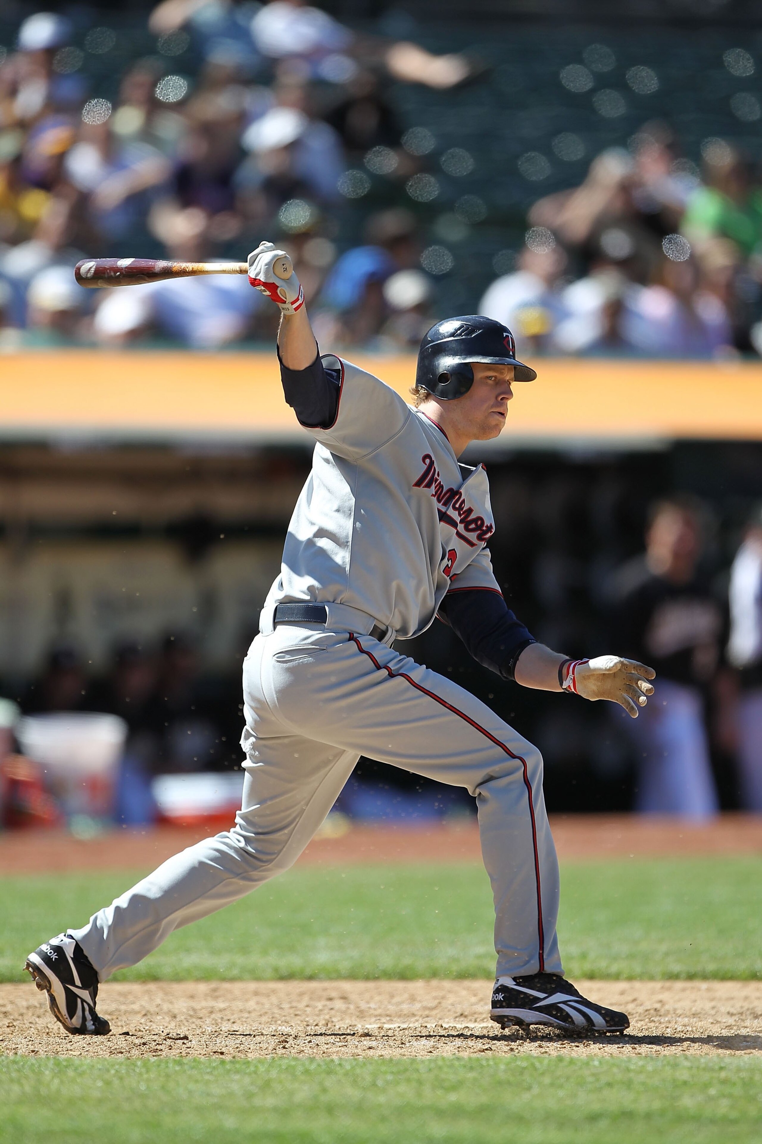 OAKLAND, CA - JUNE 06: Justin Morneau #33 of the Minnesota Twins bats against the Oakland Athletics during an MLB game at the Oakland-Alameda County Coliseum on June 6, 2010 in Oakland, California. (Photo by Jed Jacobsohn/Getty Images) OAKLAND, CA - JUNE 06: Justin Morneau #33 of the Minnesota Twins bats against the Oakland Athletics during an MLB game at the Oakland-Alameda County Coliseum on June 6, 2010 in Oakland, California. (Photo by Jed Jacobsohn/Getty Images)