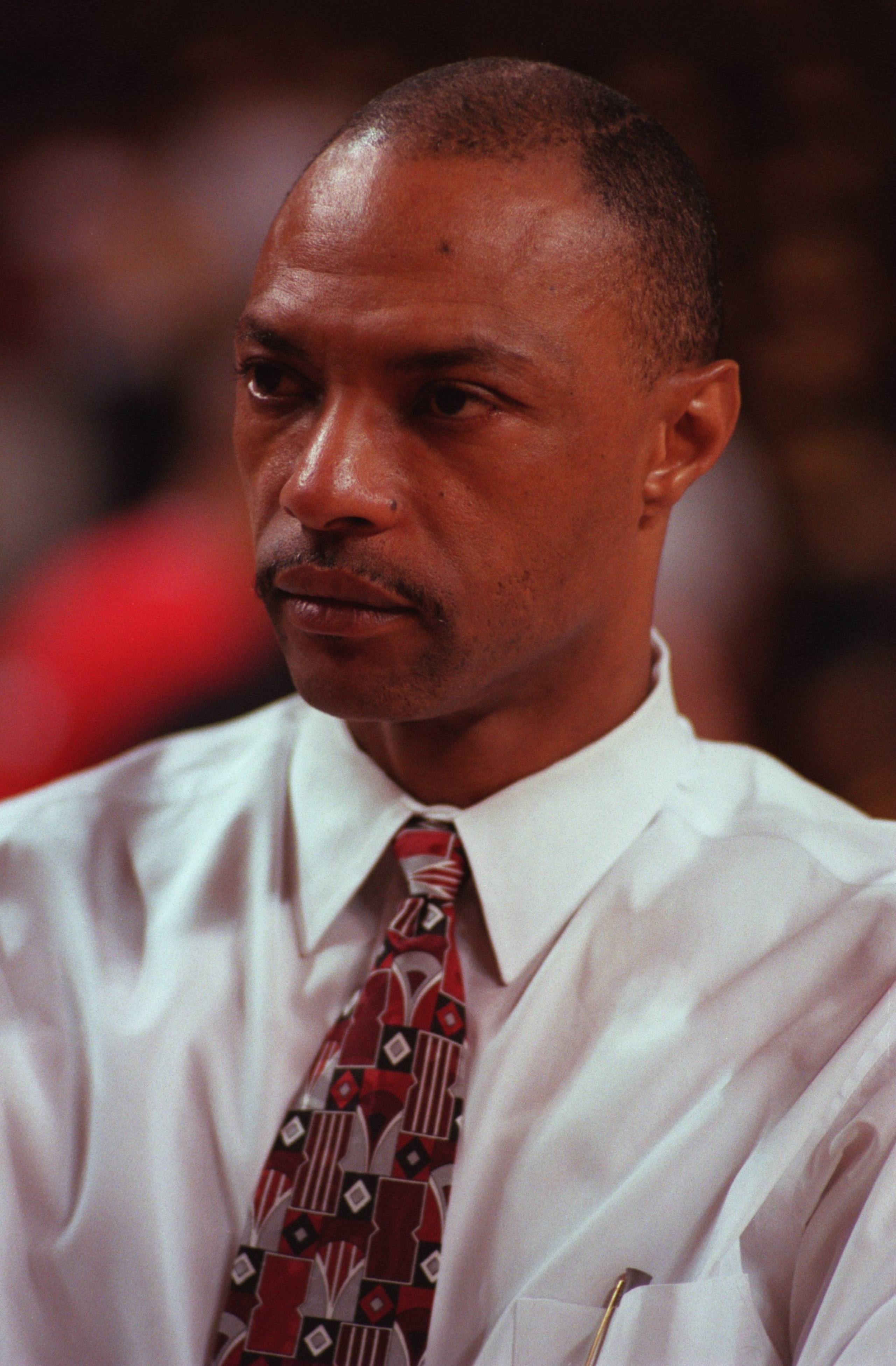 12 Jun 1996:  Assistant coach Jim Cleamons of the Chicago Bulls during a 107-86 loss to the Seattle Supersonics in game 4 of the NBA Finals at Key Arena in Seattle, Washington. Mandatory Credit: Jonathan Daniel/ALLSPORT