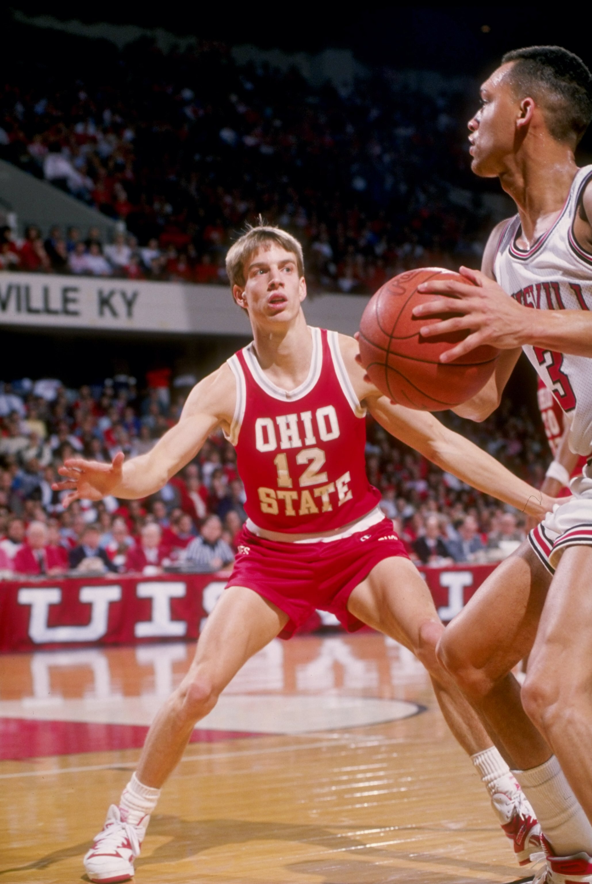 1989:  Jay Burson of the Ohio State Buckeyes looks on during a game. Mandatory Credit: Allsport  /Allsport