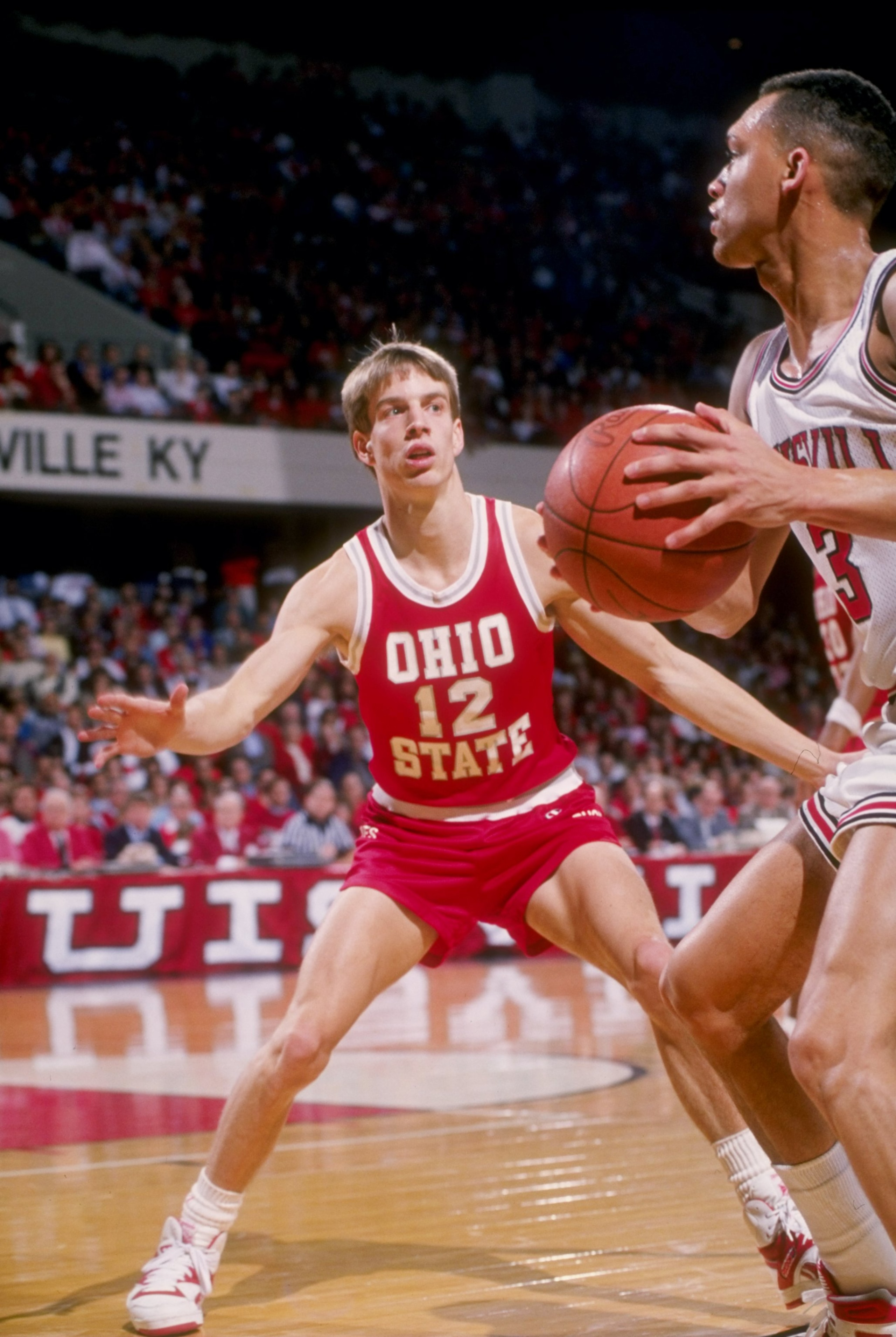 1989:  Jay Burson of the Ohio State Buckeyes looks on during a game. Mandatory Credit: Allsport  /Allsport