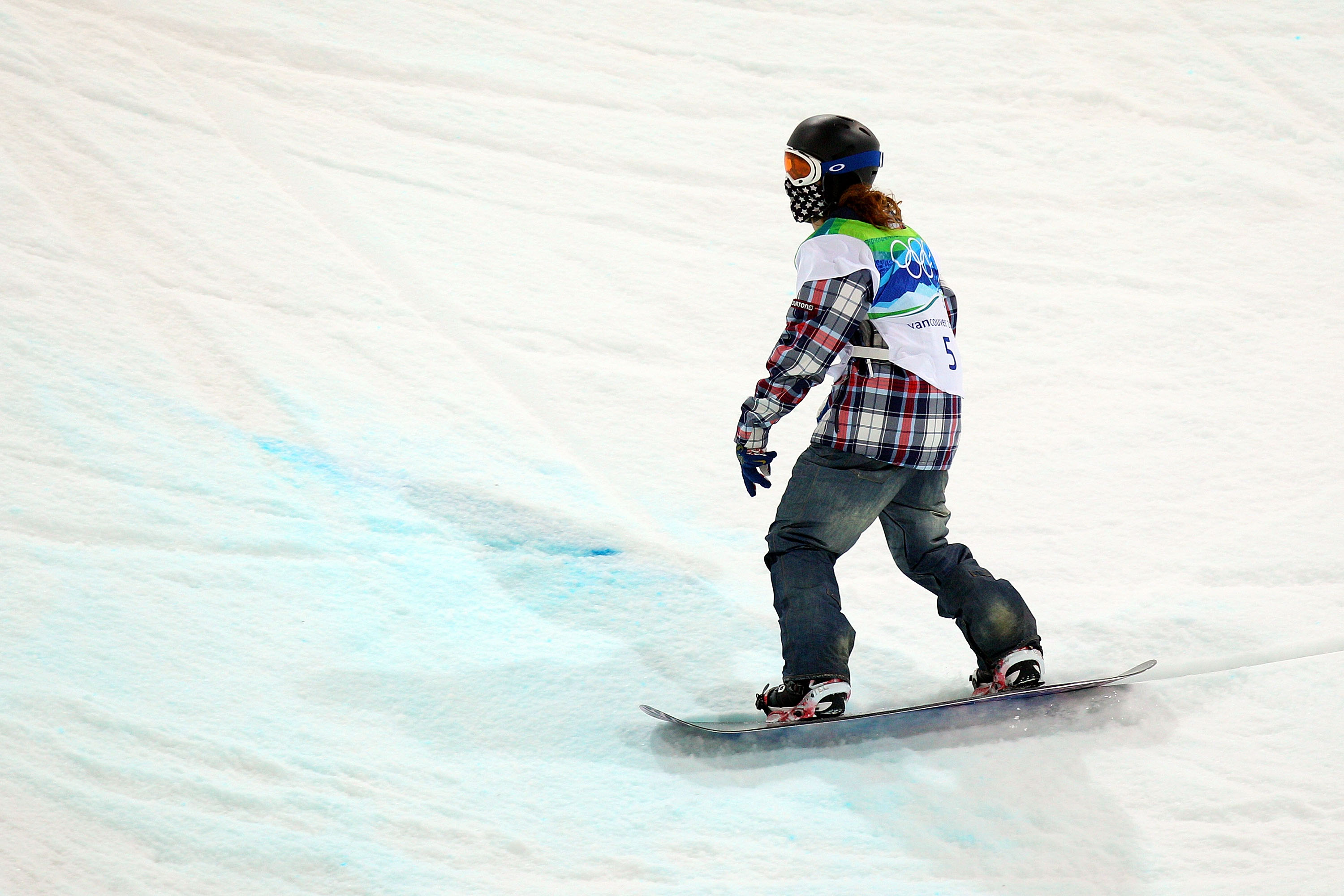VANCOUVER, BC - FEBRUARY 17:  Shaun White the United States competes in the Snowboard Men's Halfpipe practice on day six of the Vancouver 2010 Winter Olympics at Cypress Snowboard & Ski-Cross Stadium on February 17, 2010 in Vancouver, Canada.  (Photo by C