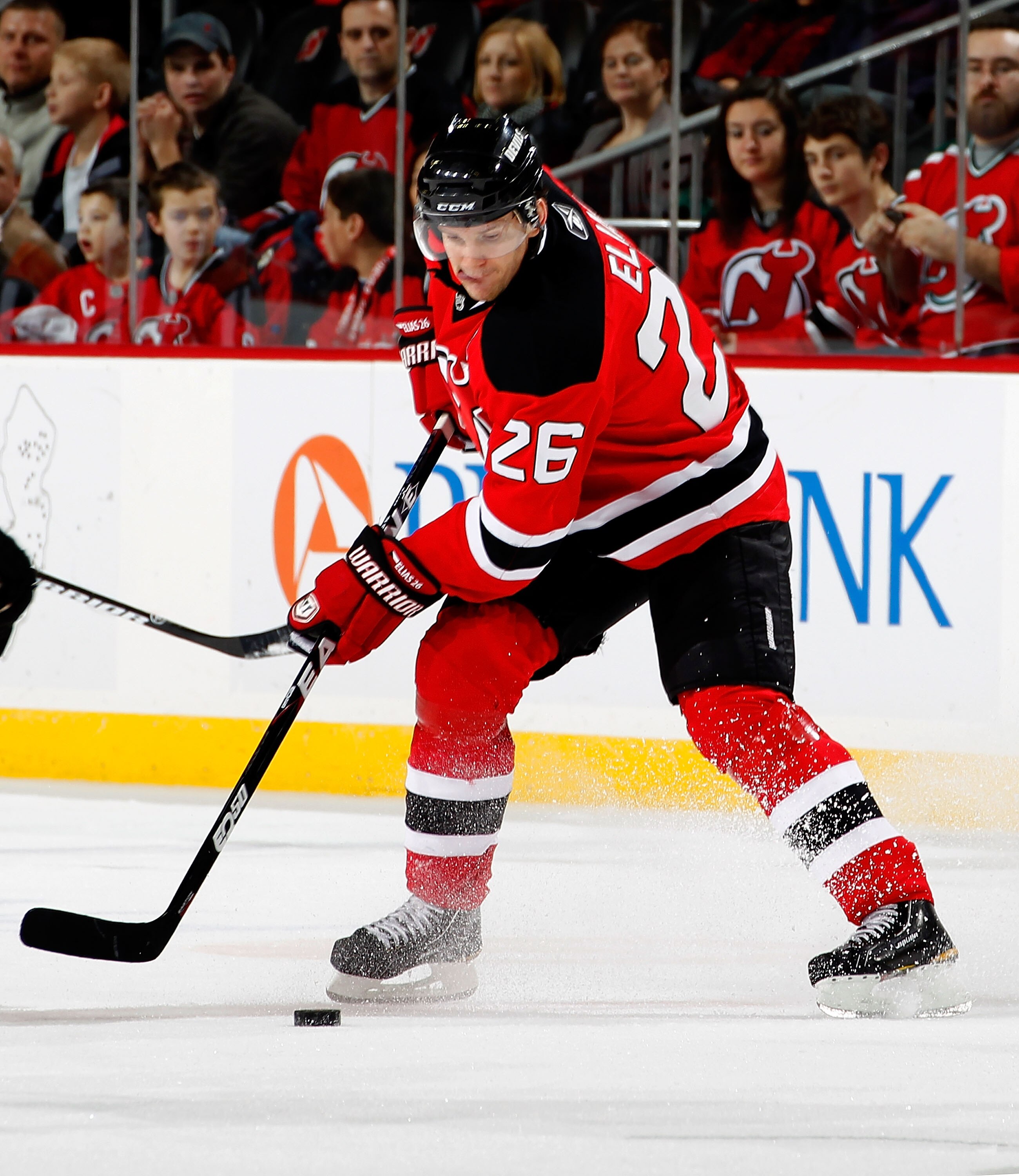 NEWARK, NJ - JANUARY 09: Patrik Elias #26 of the New Jersey Devils skates during an NHL hockey game against the Tampa Bay Lightning at the Prudential Center on January 9, 2011 in Newark, New Jersey. (Photo by Paul Bereswill/Getty Images) NEWARK, NJ - JANUARY 09: Patrik Elias #26 of the New Jersey Devils skates during an NHL hockey game against the Tampa Bay Lightning at the Prudential Center on January 9, 2011 in Newark, New Jersey. (Photo by Paul Bereswill/Getty Images)