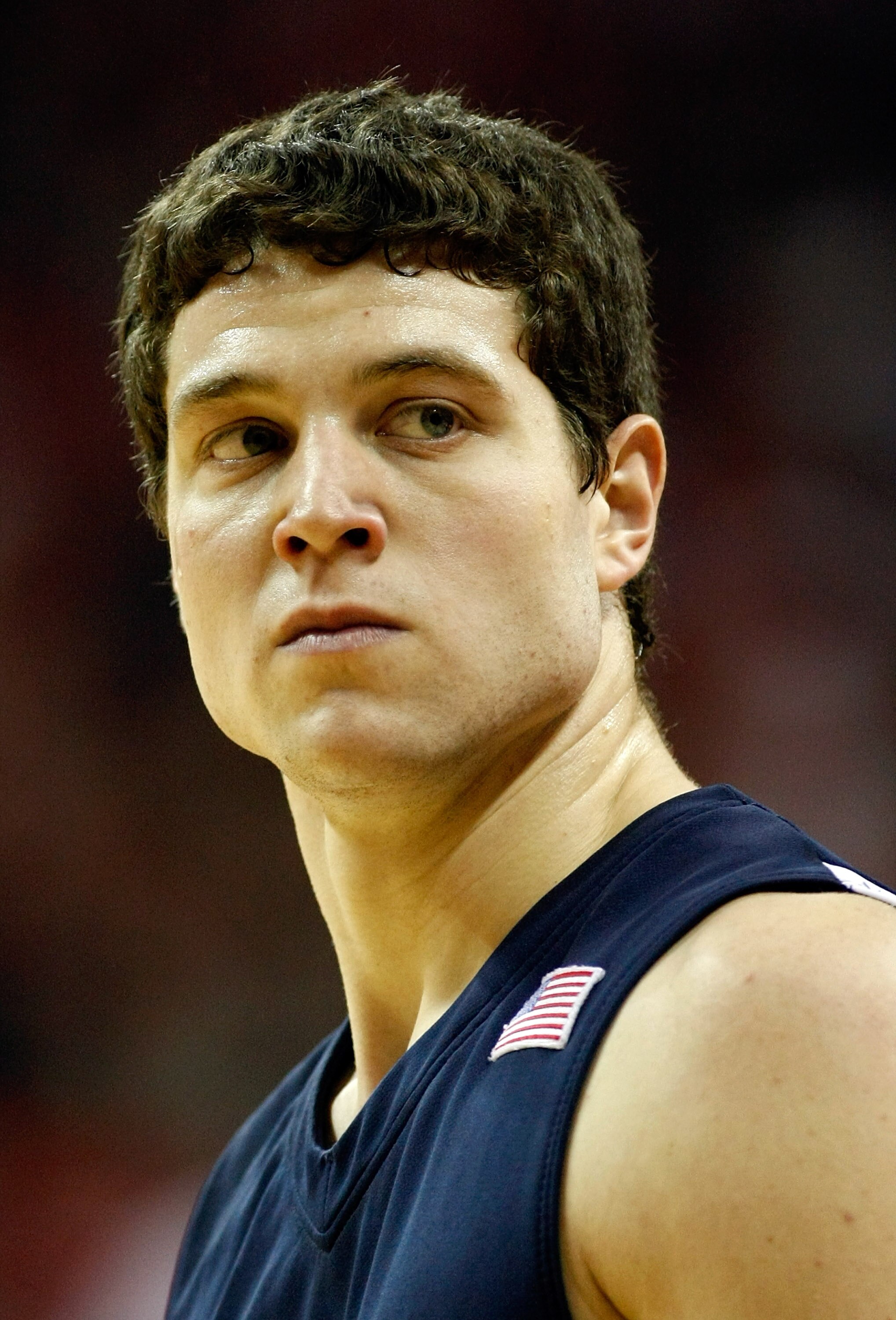 LAS VEGAS, NV - JANUARY 05:  Jimmer Fredette #32 of the Brigham Young University Cougars appears on the court during a game against the UNLV Rebels at the Thomas & Mack Center January 5, 2011 in Las Vegas, Nevada. BYU won 89-77.  (Photo by Ethan Miller/Ge