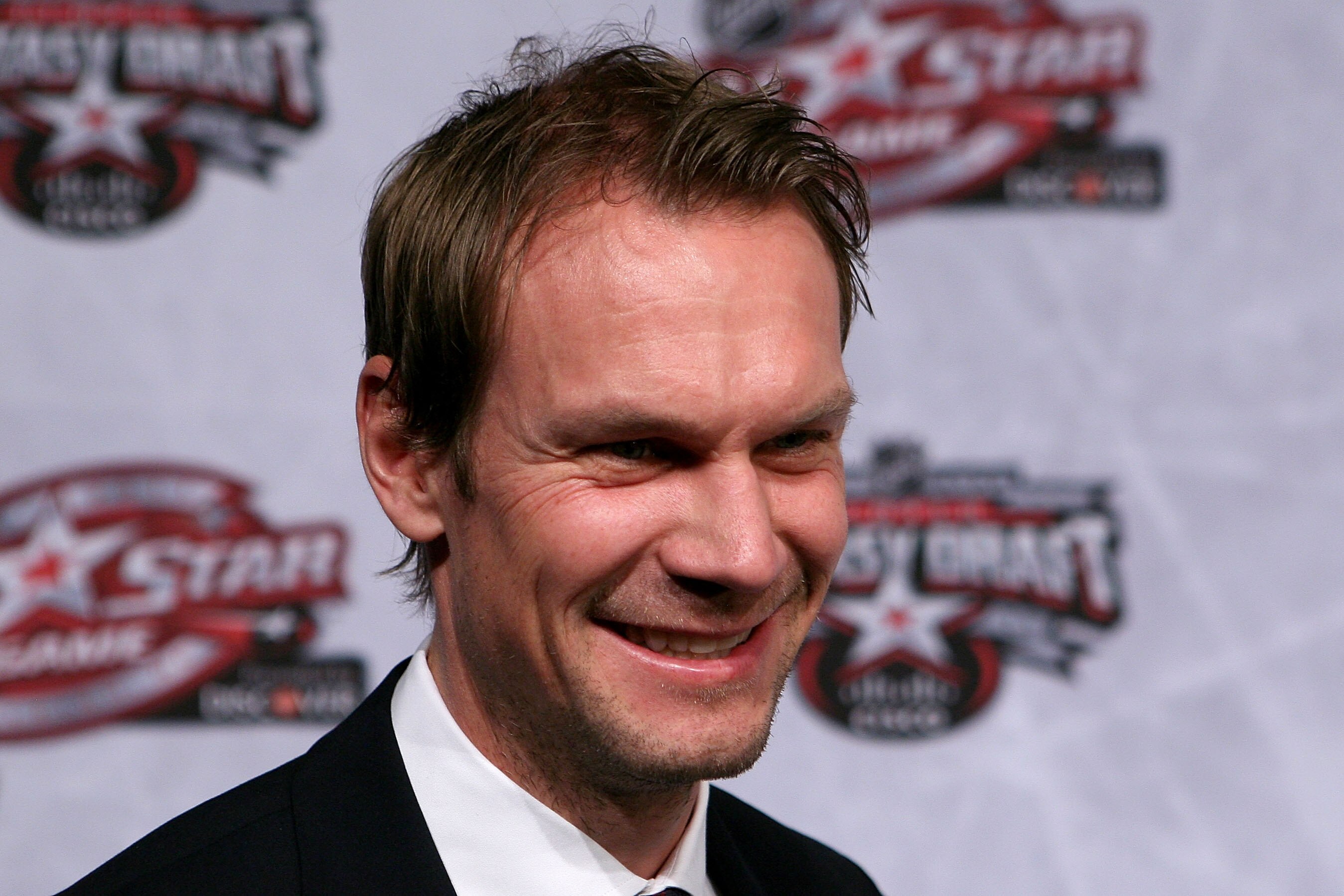 RALEIGH, NC - JANUARY 28:  Nicklas Lidstrom of the Detroit Red Wings answers questions during NHL All Star Player Media Availability apart of the 2011 NHL All-Star Weekend at the Raleigh Convention Center on January 28, 2011 in Raleigh, North Carolina.  (